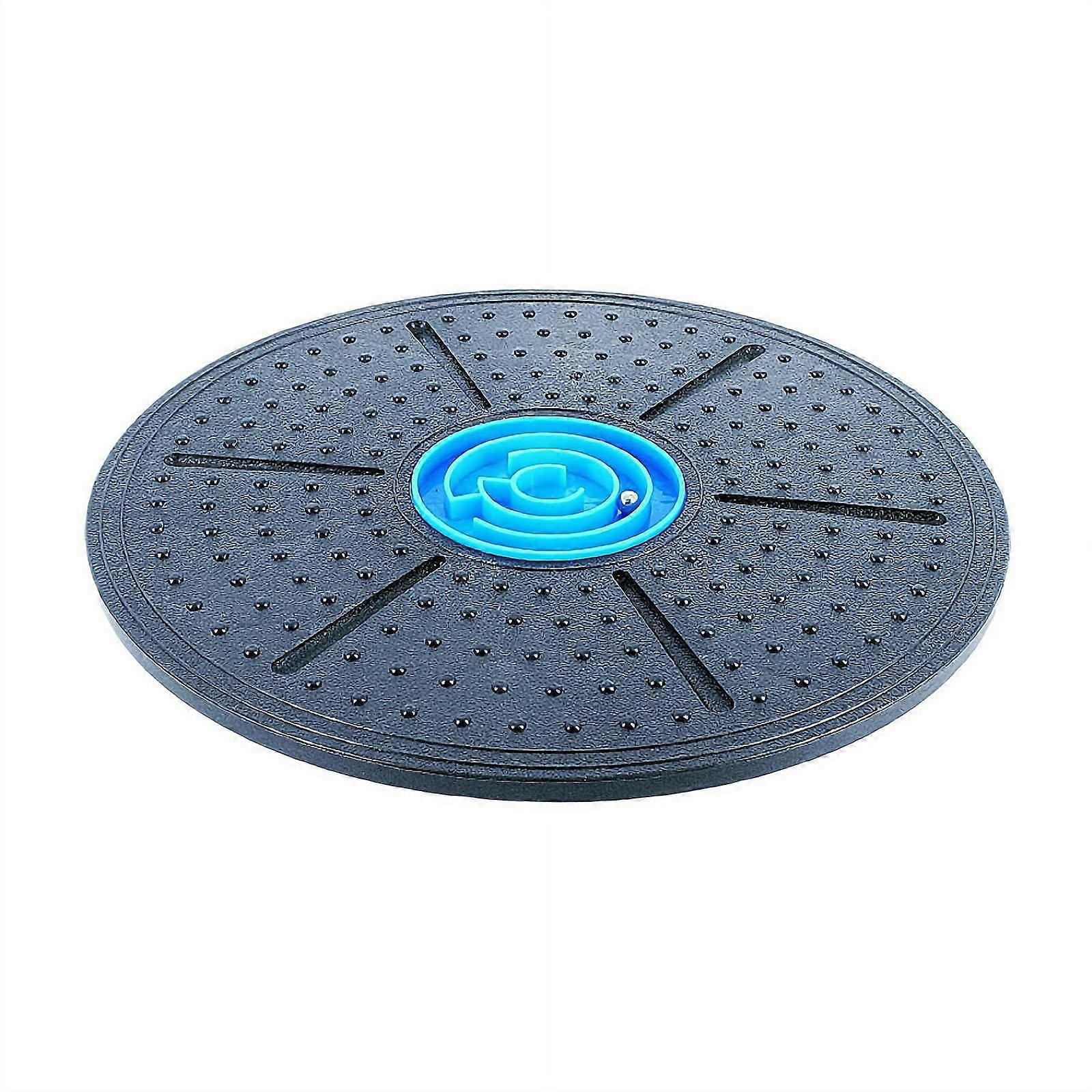 Balance Board Labyrinth with Marble Challenge 10°30° Inclination Nonslip Round Fitness Wobble Board for Core Strength, Yoga (Blue)