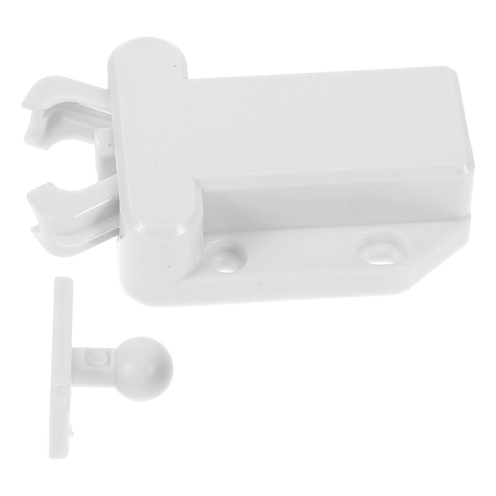 Invisible Cabinet Door Pulls Safety Square Shape For Office Use 4 Sets