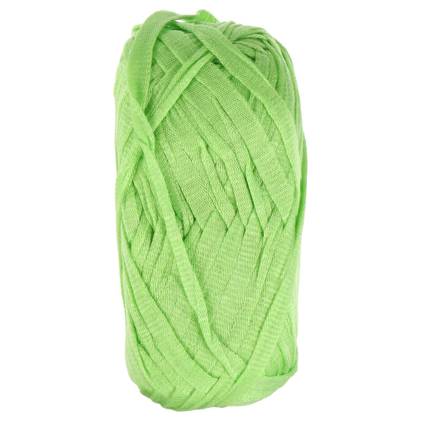 Braided Cord for DIY Projects Light Green Acrylic Material Easy to Knit Flexible and Durable