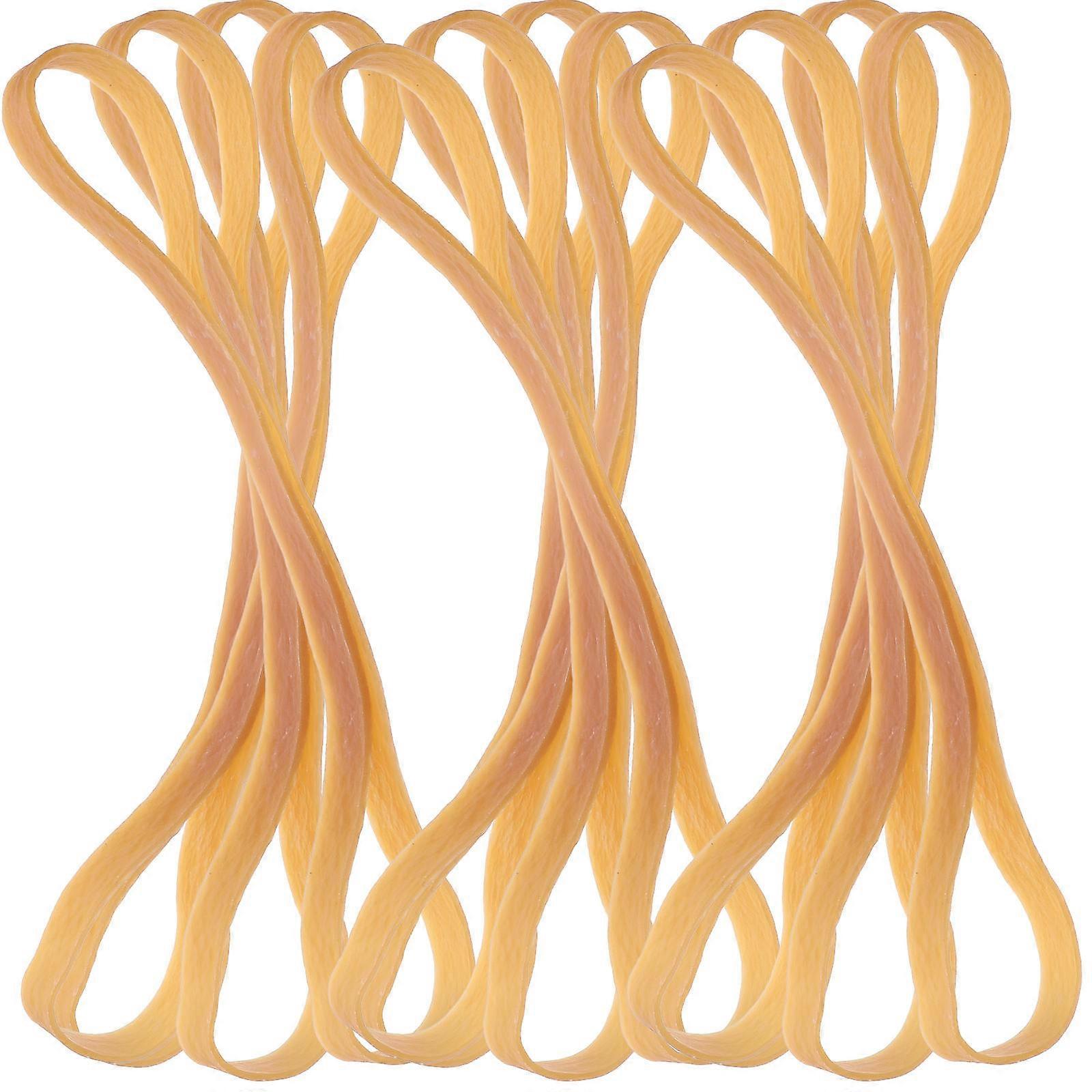 Thick Rubber Bands Heavy Duty For Office Use File Fixing Elastic Bands Office Supplies Brown Diameter 135MM*5MM*1.4MM 500g