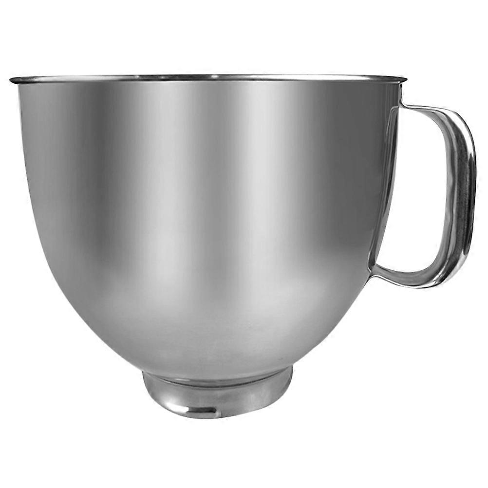 Stainless Steel Mixer Bowl for Stand Mixer, Durable Household Mixing Bowl with Flat Bottom and Comfortable Handle for Easy Mixing and Pouring