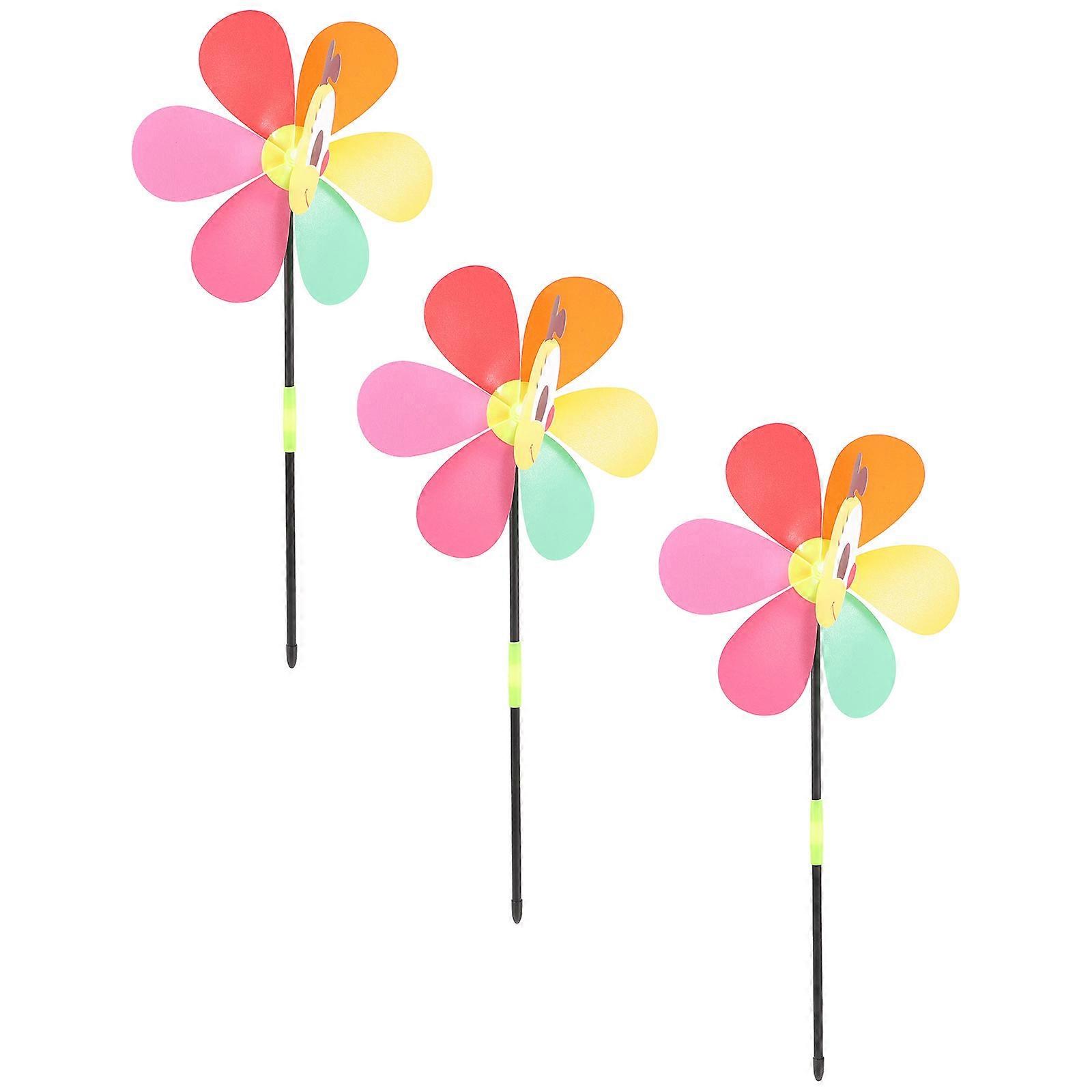 Garden Spinners Dragonfly Windmills Decorative Garden Ornament For Gardens Multi-Color 41x31cm 3Set