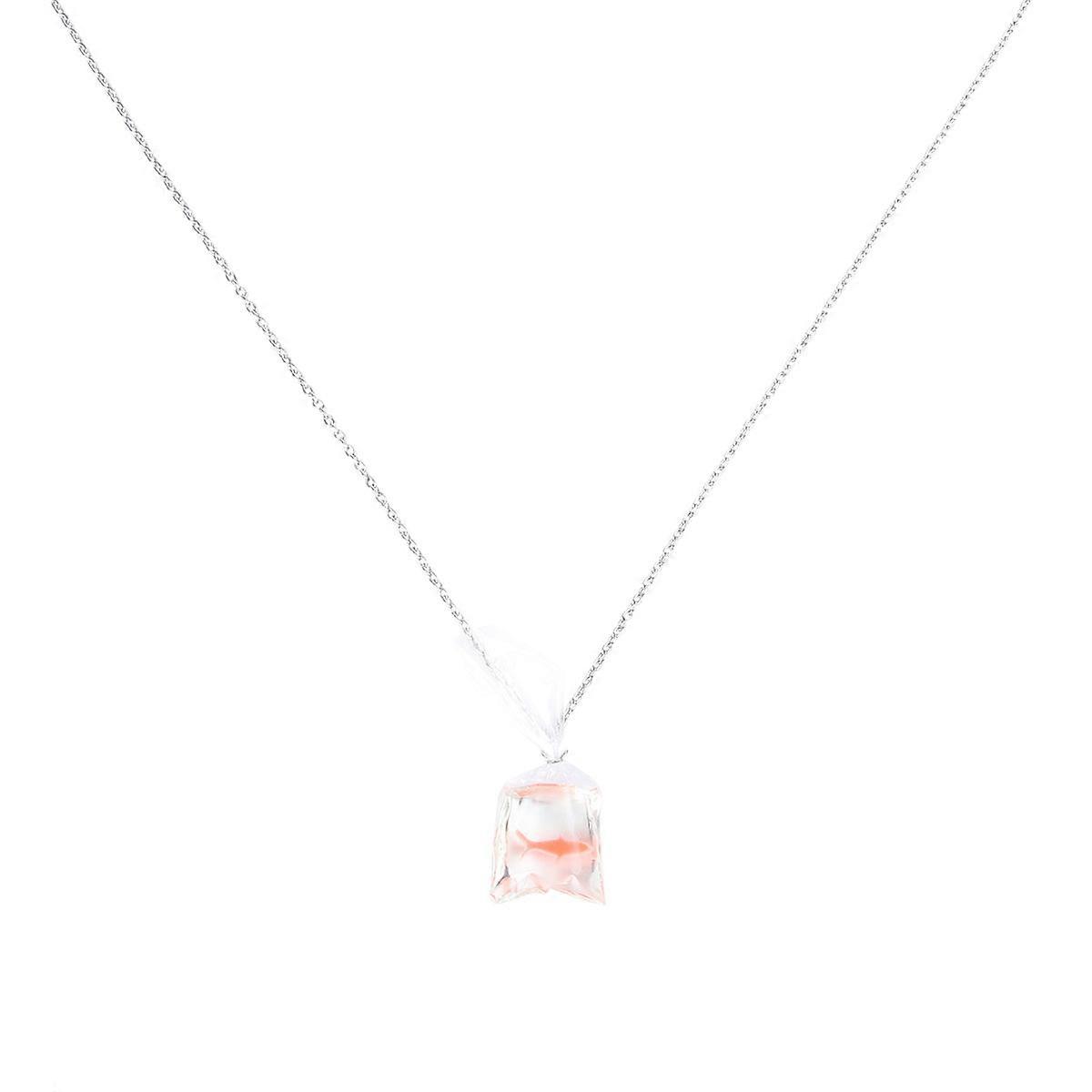 It looks like you're sharing a product title or description for a **resin fish pendant necklace**! To make it more effective for marketing or listing