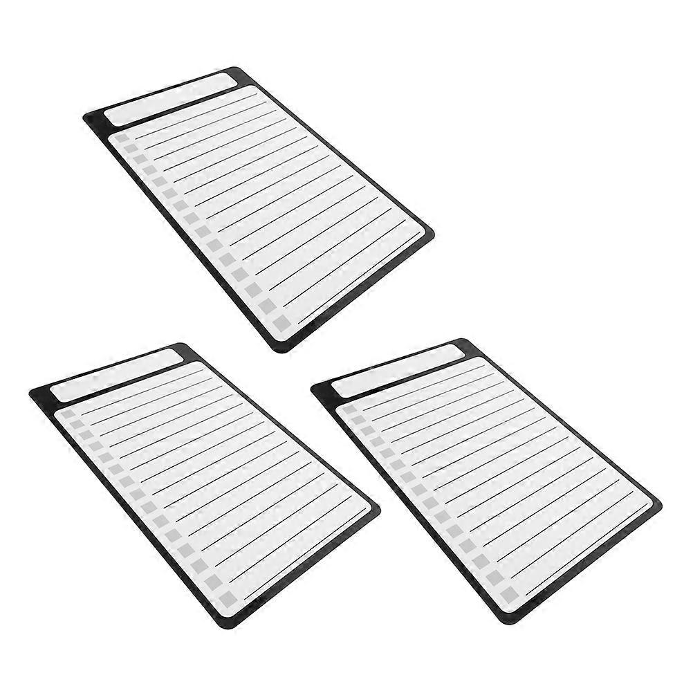 Things To Do White Board Magnetic Small Dry Erase Board Sleek Design 3Pcs