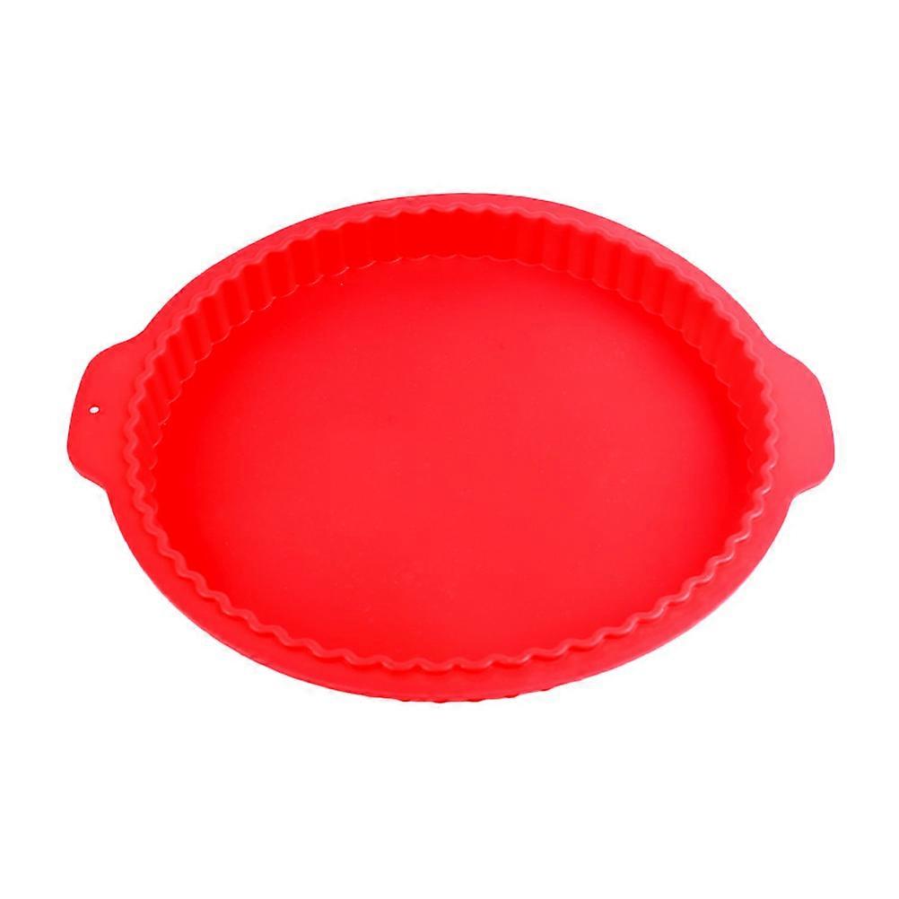Cake Pans For Baking Non-Stick Baking Gadget For New Learners Red 1Pcs