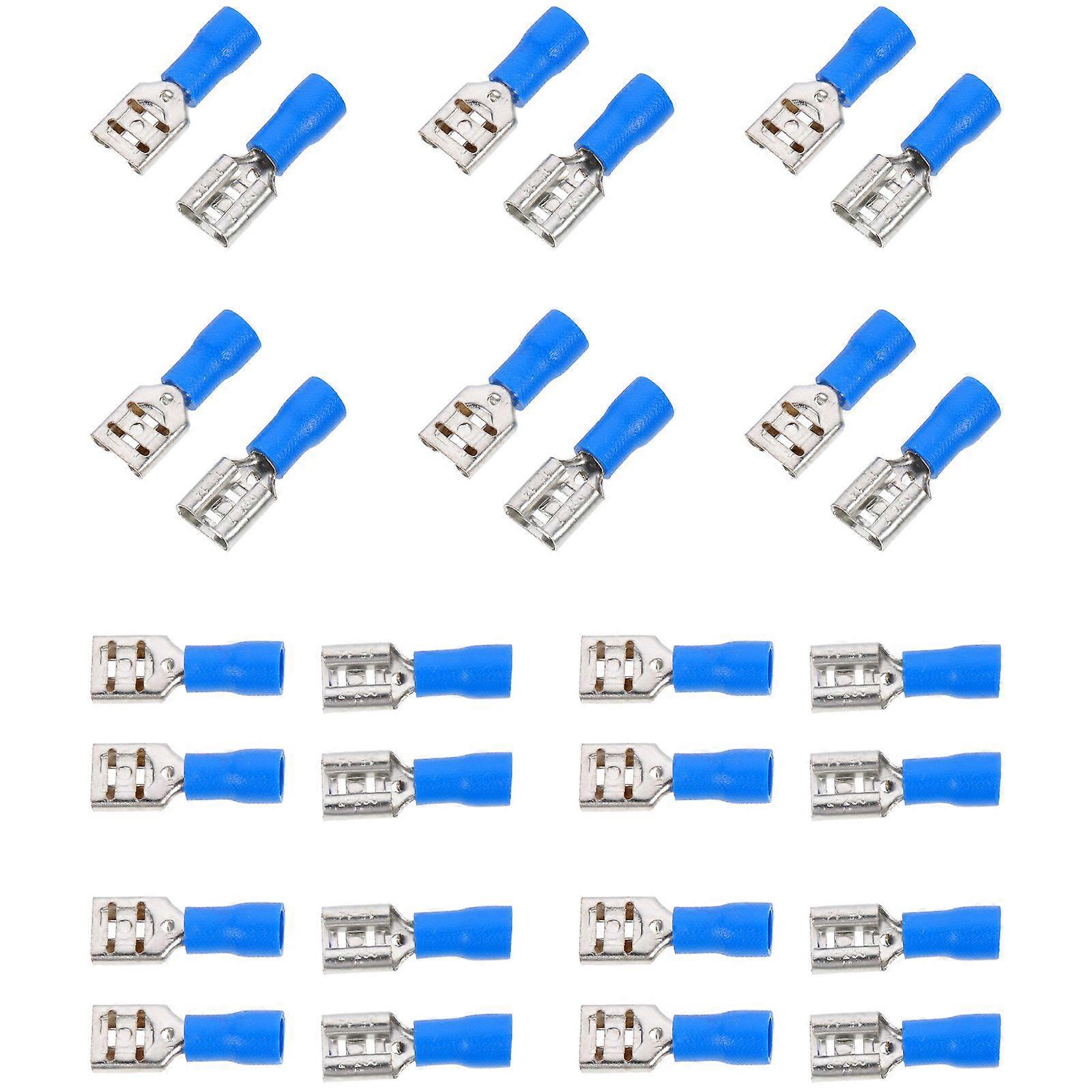 100pcs Spade Connector Quick Disconnect Spade Terminal Splice Wire Terminal