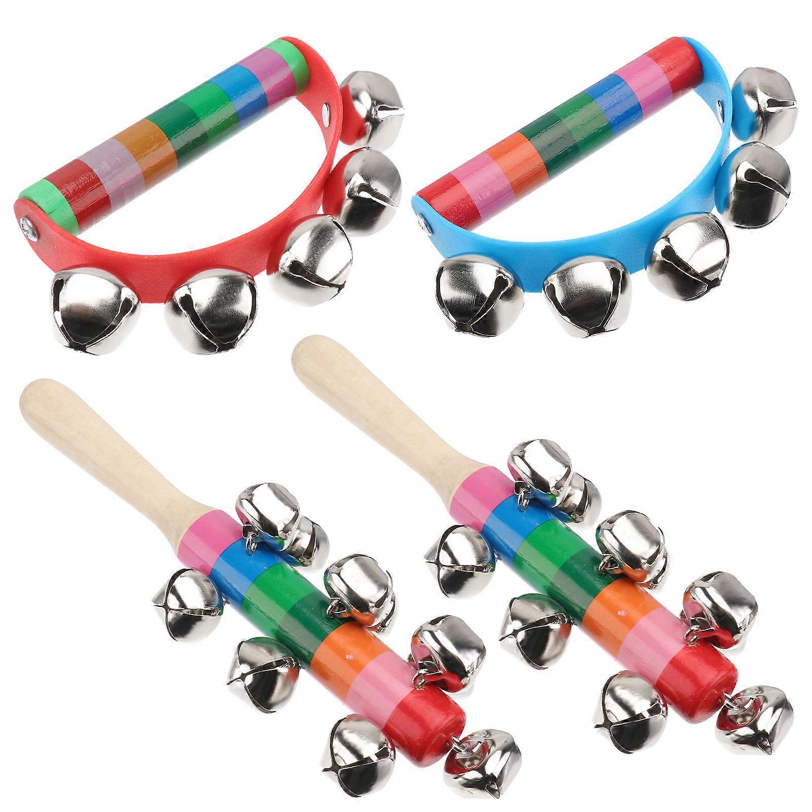 Party Handbell Toys For Adults And Children Simple Design 4Pcs