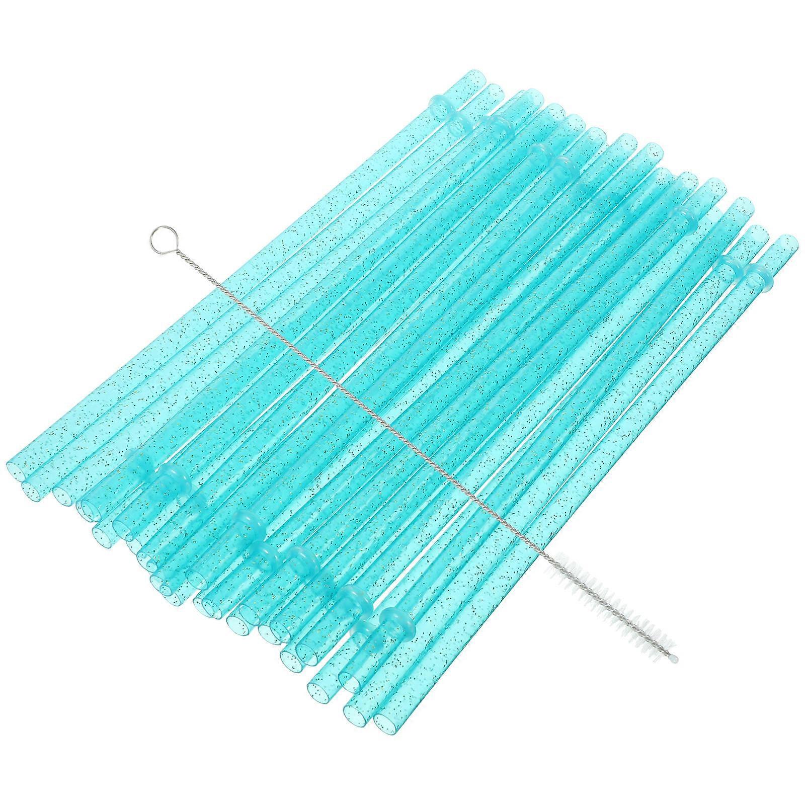 Birthday Party Straw Reusable Straws Safe Drinking Juice Water For Parties 25Pcs