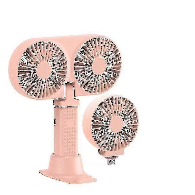 Replaceable Handheld Fan Single-head Double-head Desktop Portable Fan