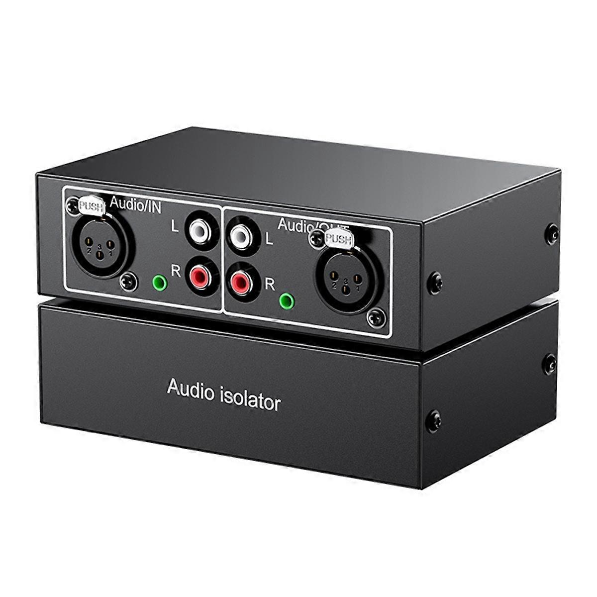 Audio Isolator Current Noise Eliminator Dual Lotus XLR Port Power