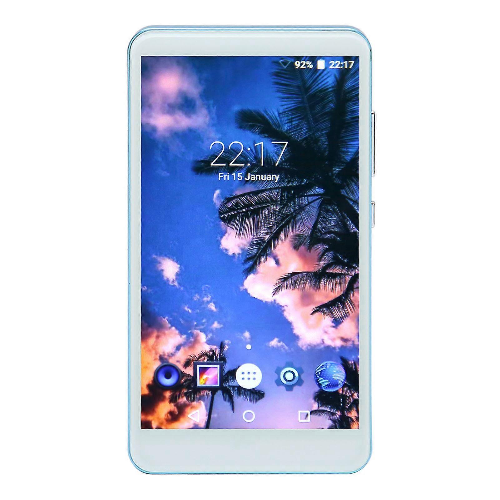Bluetooth MP4 Player 5 Inch HD Touch Screen HiFi Noise Reduction Portable WiFi Music Player with Camera for Android Blue 