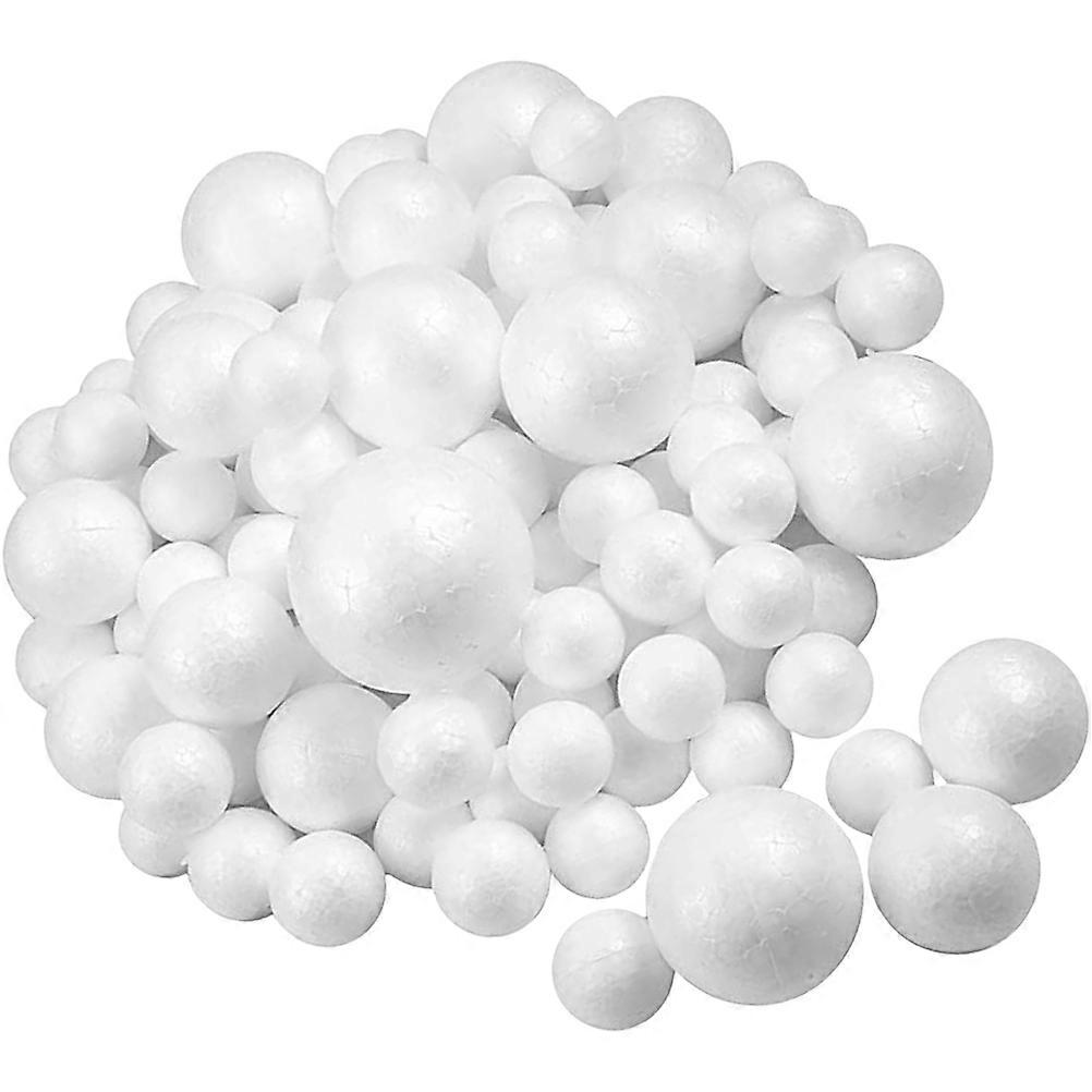 Stuffing Balls Diy Crafting Wedding Party White 2.5cm Polystyrene 100Pcs