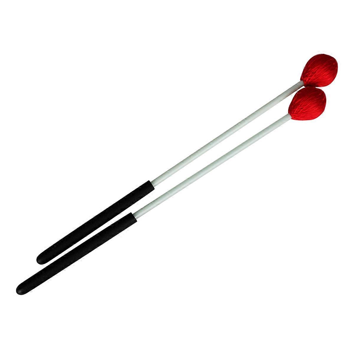 Medium Yarn Marimba Mallets with Beech Handle – Durable & Balanced for Beginner Percussion Players, Indoor/Outdoor Use