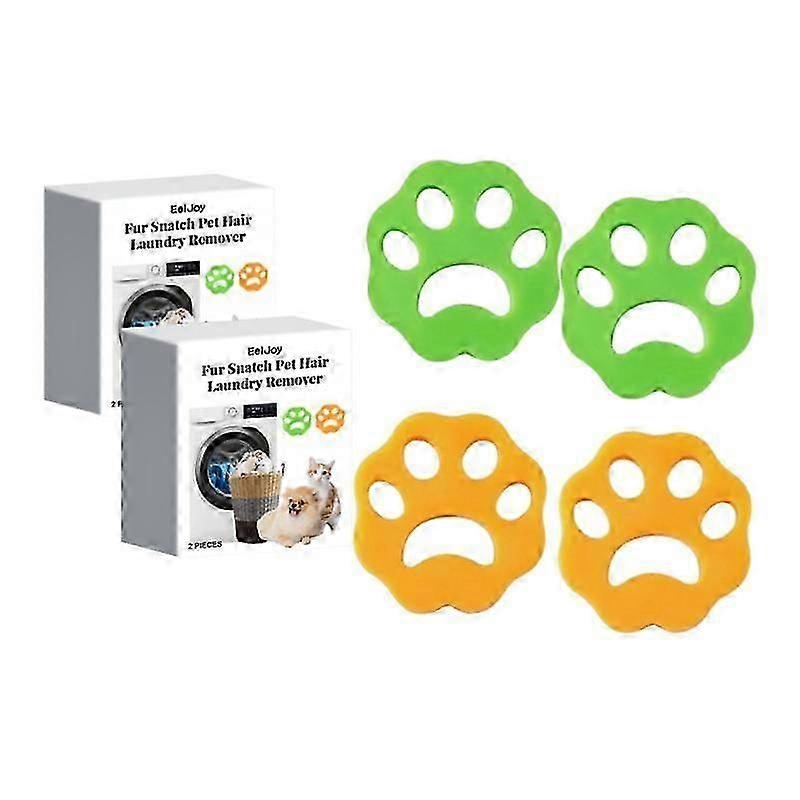 4 Pcs Réutilisable Épilateur D’animaux De Compagnie Lessive Machine À Laver Chat Chien Fourrure Charme Catcher