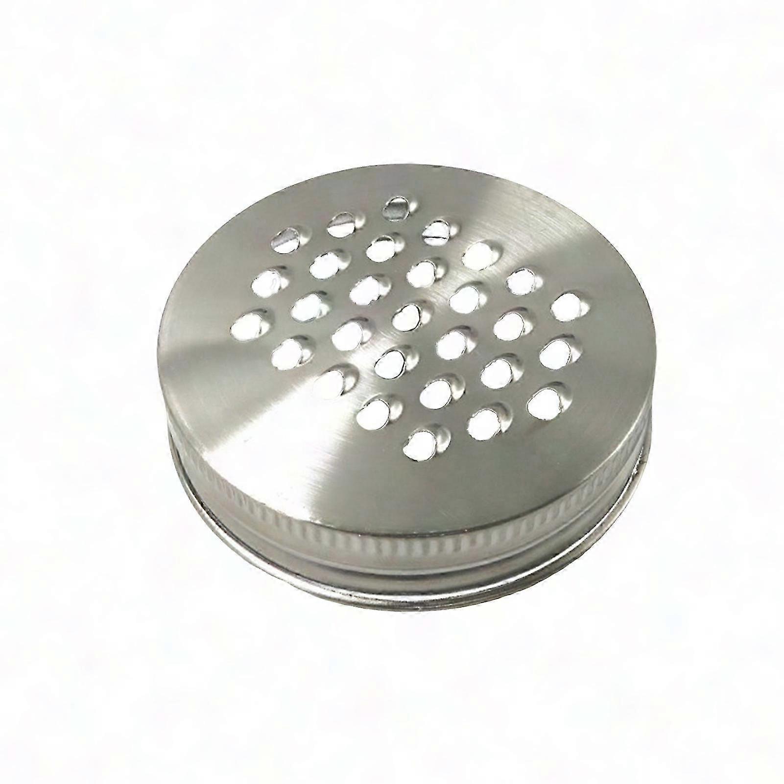 1/2Pcs Mason Jar Grater Lid - Rust-Resistant Stainless Steel, Multipurpose Canning Lids for Regular Mouth Jars, Easy to Carry & Store