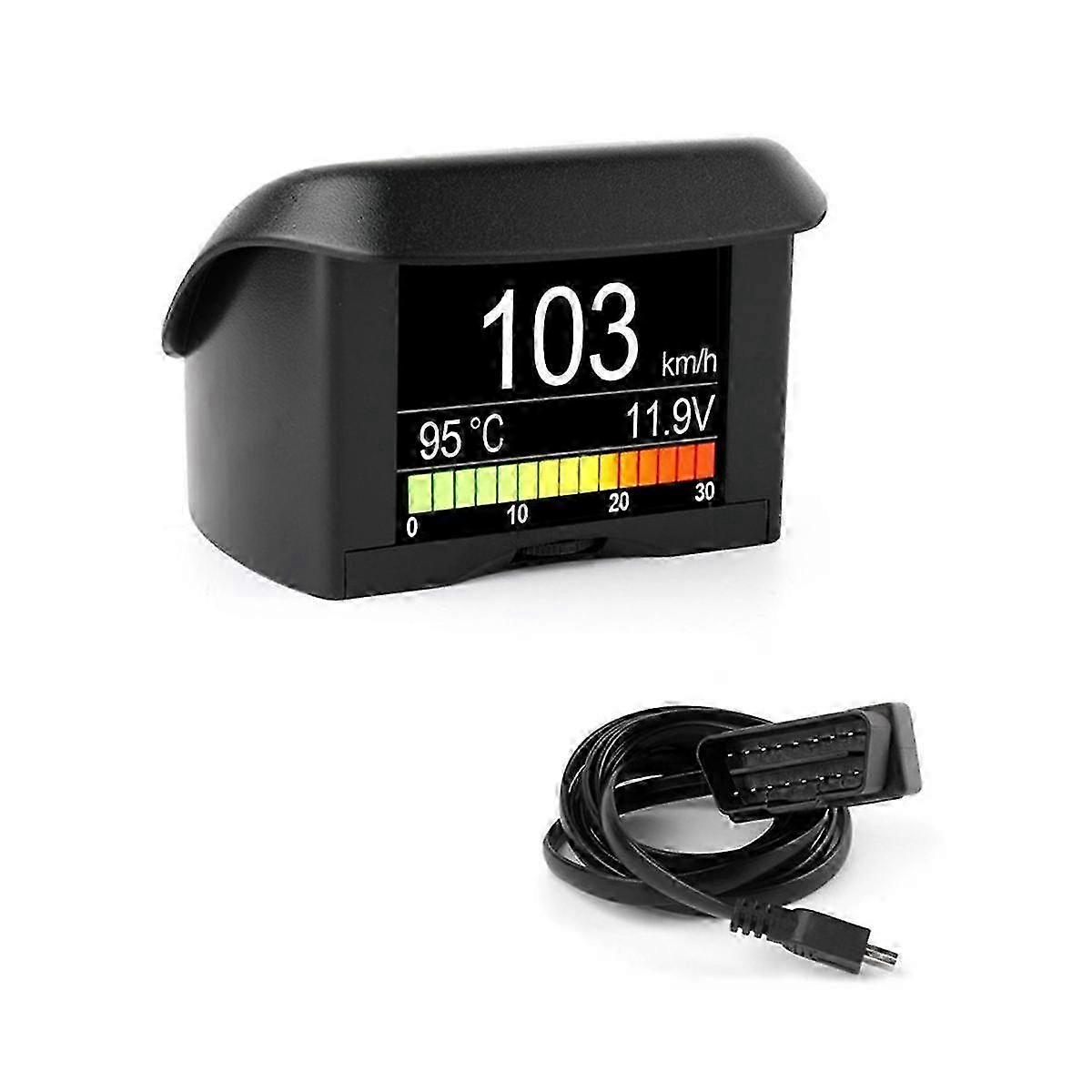 Car Digital Speedometer A202 OBD2 Vehicle Display Instrument Head-Up Display Trip Speed Monitor