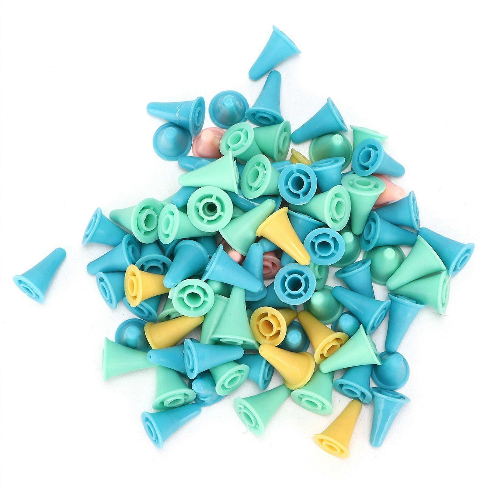 2025 Cel mai recent model 100Pcs Protecții pentru acuri 2 dimensiuni Practic Colorat