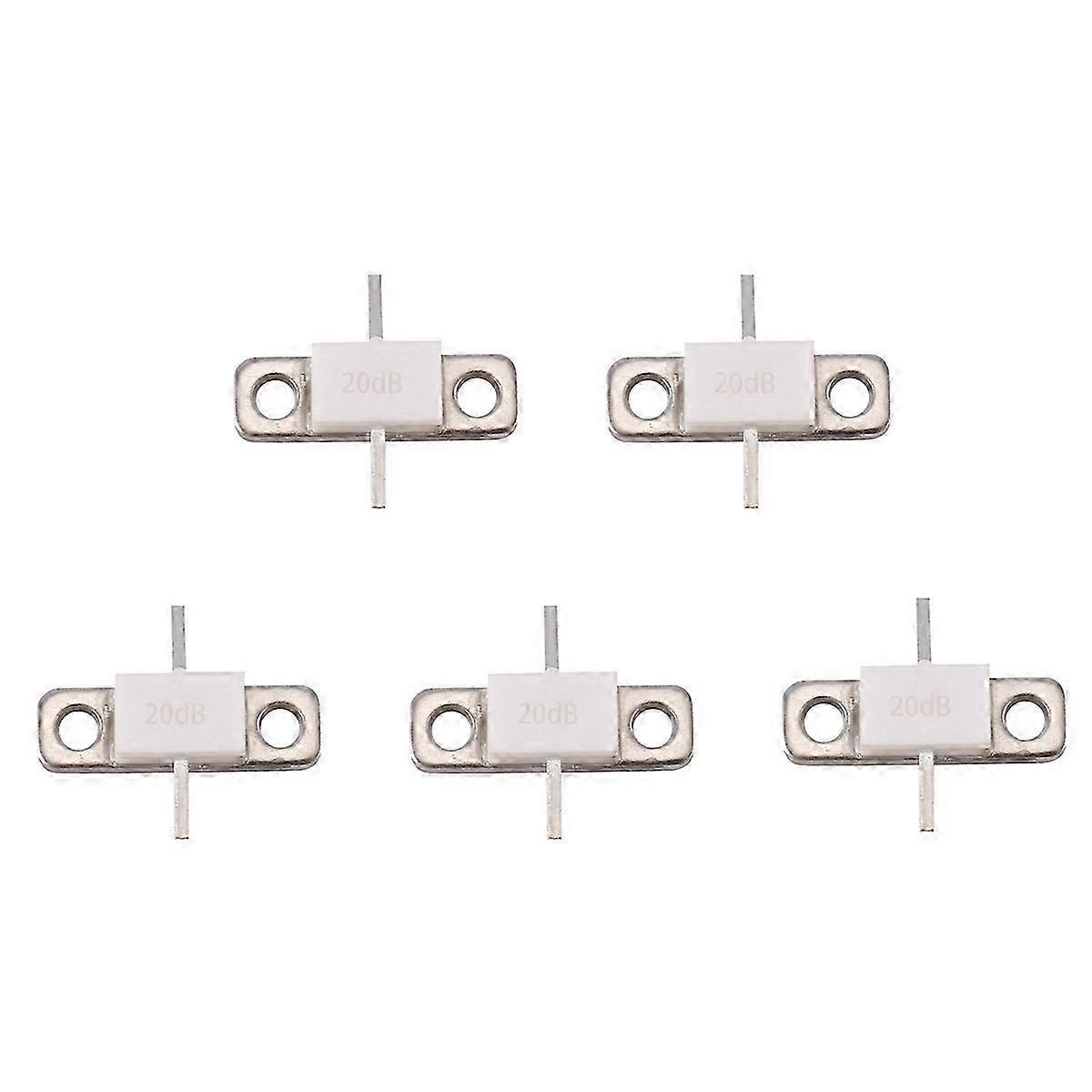 5X 20DB 100Watts ATTENUATORS FLANGED 100Watt 20Db RFP 100W 20DB 100WATTS DC-3.0 Ghz 50Ohms LOW VSWR