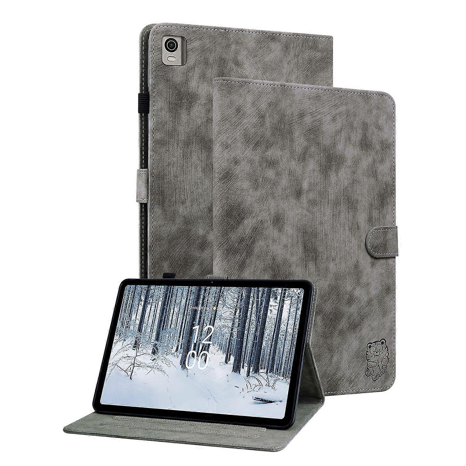Tiger Leather Tablet Case For Nokia T21