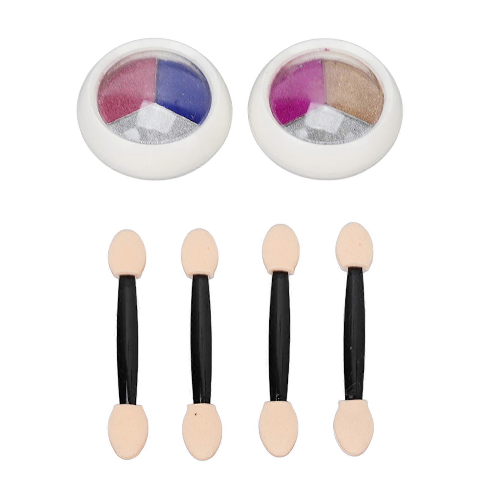 Solid Mirror Powder Super Bright Eye Shadow Disc DIY Eyeshadow Sticks Mirror Powder