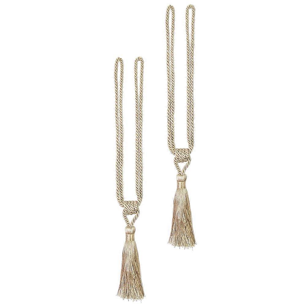 Curtain Tassel Tie Polyester Material For Bathroom Office Studio 60x2cm 2Pcs