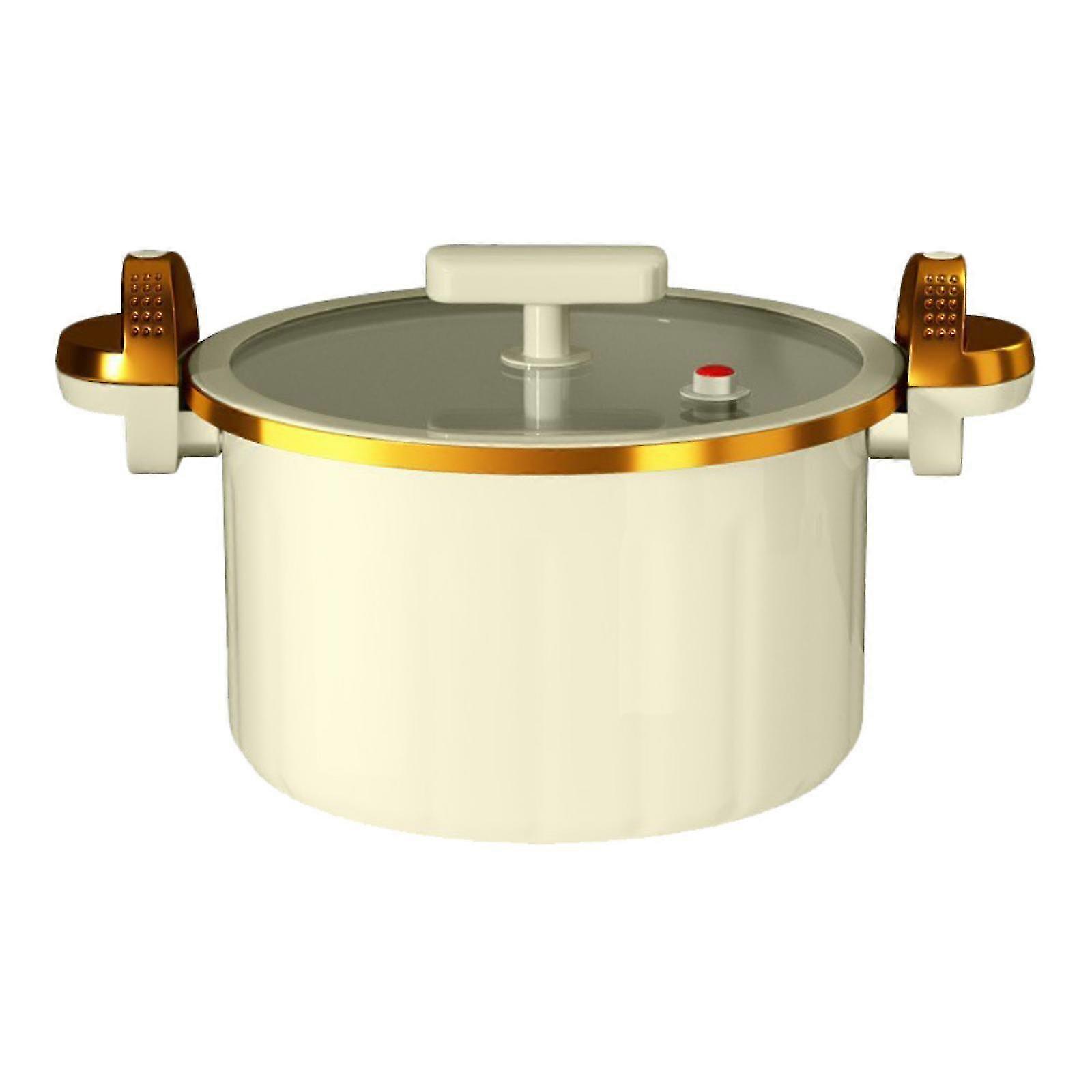 7L Micro Pressure Cooker Multi-Purpose Soup, Pasta, Noodle & Tea Pot with Easy-Clean Cookware