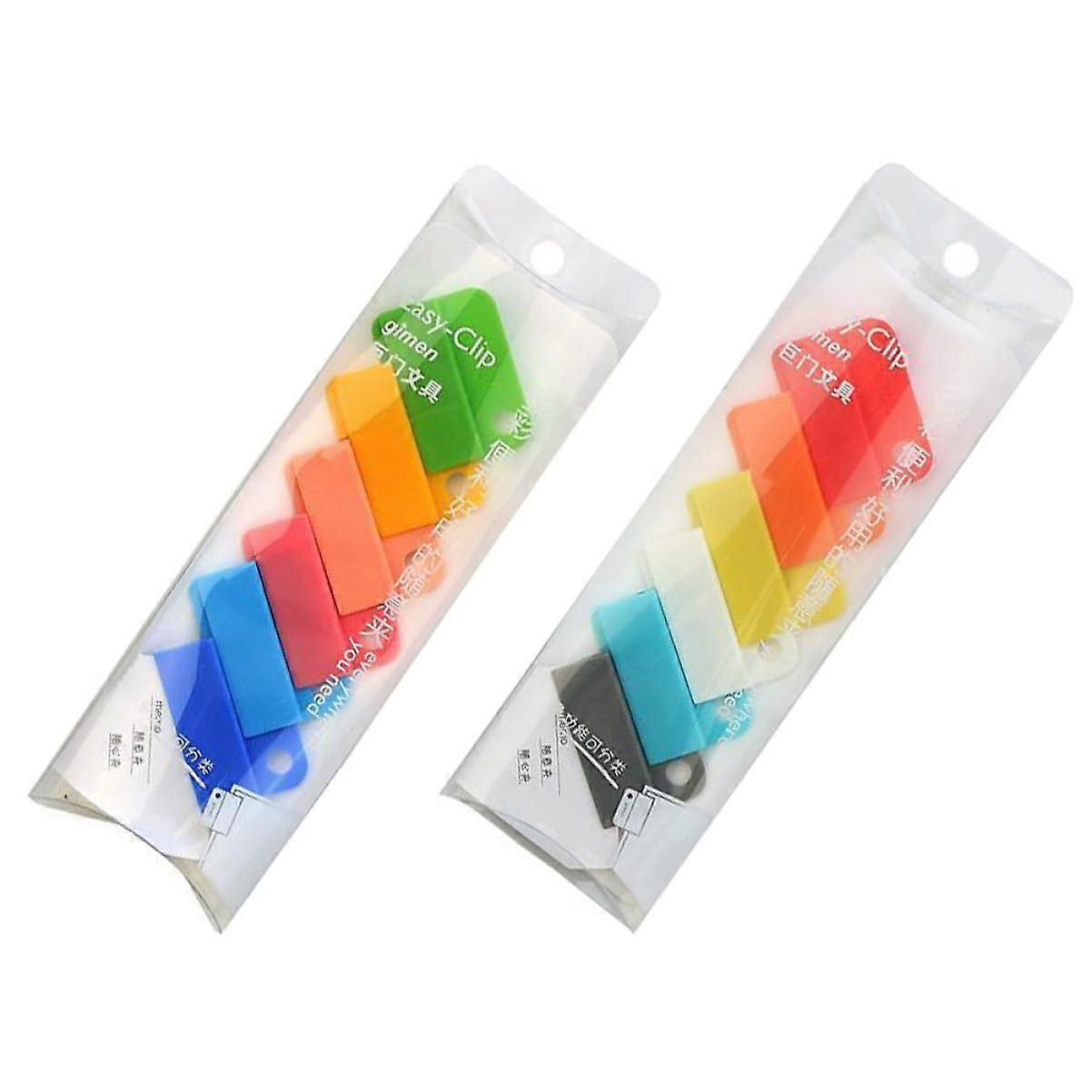 Candy Colour Folder Air Fittings Pack of 12 Car Gadgets Accessories Plastic Clip Closure Trolley 4X3.1CM Assorted Colors