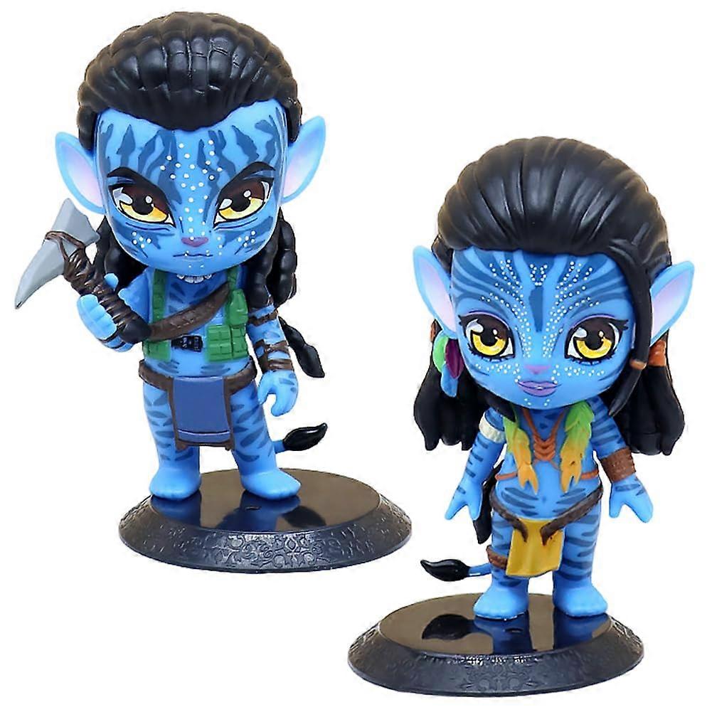 AVA-Tar Mini Figures Set, PVC Action Figures for Cake Decoration, Small Cartoon Model Collectibles for Film Fans