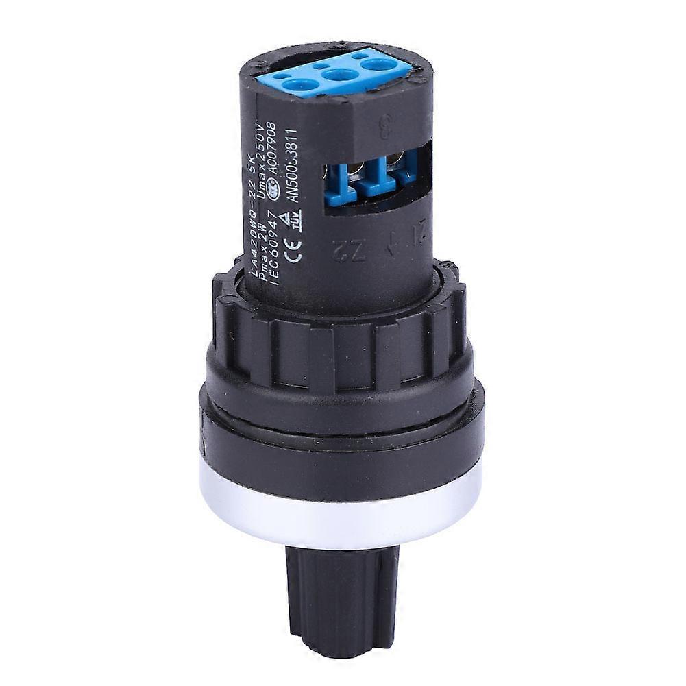 LA42DWQ High Accuracy Variable Speed Adjustable Single Circle Potentiometer 22mm 5K