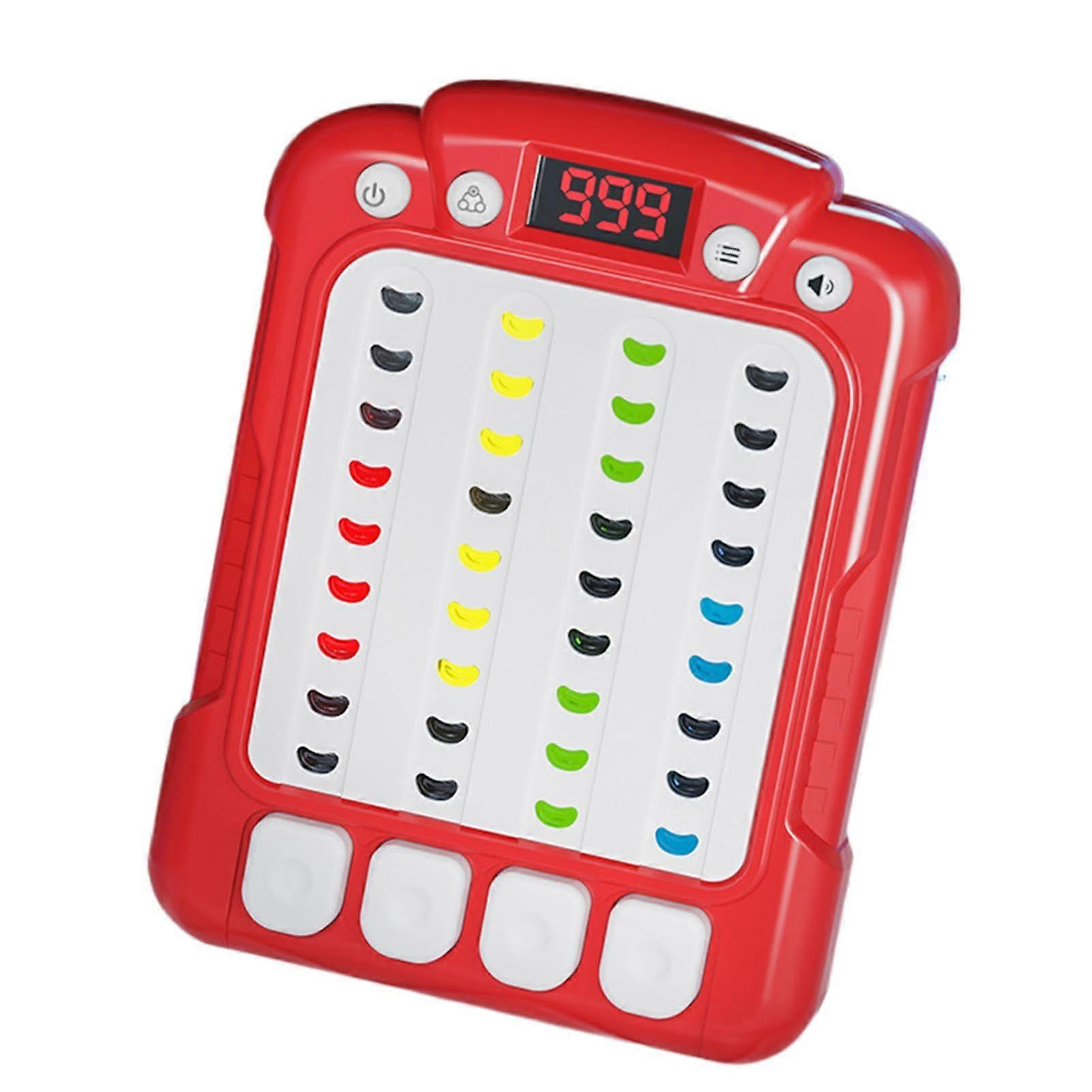 Quick Push Hand Speed Machine  Rhythm Quick Slide with Music, Light Button, Dance Machine
