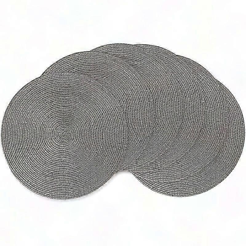 Round Braided Placemats for Dining Table