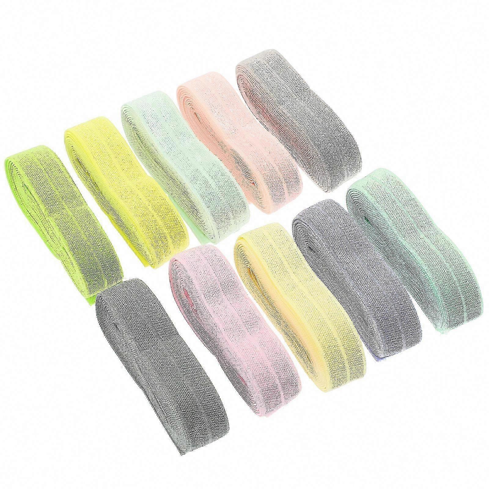 10 pezzi elastici da cucire per vestiti nastri elastici cavo cucito fai da te