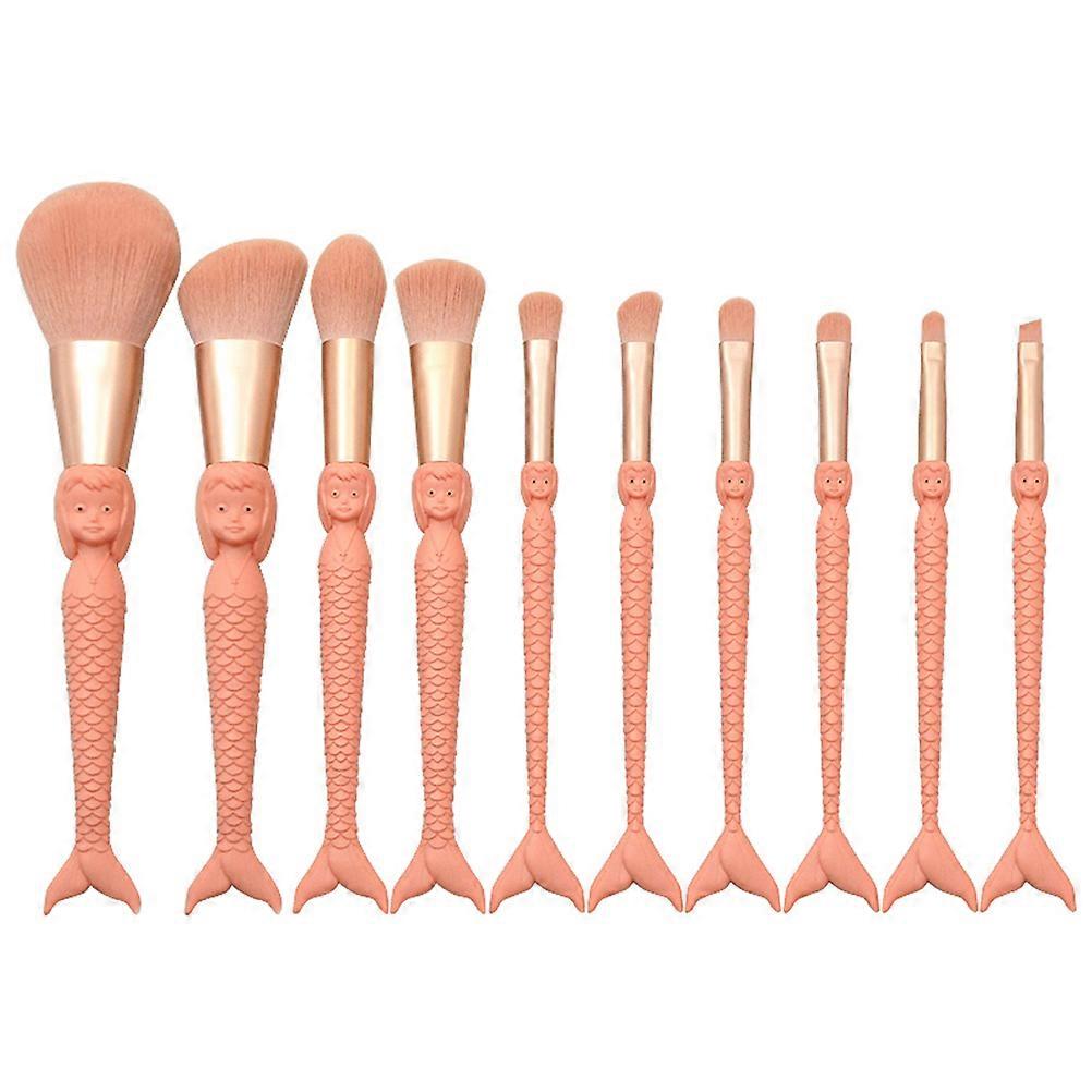 Here's a polished product description based on your input:
**10pcs Professional Makeup Brushes Set – Premium Quality, No Shedding Bristles for