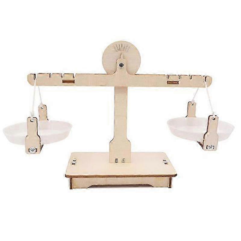 Kids DIY Educational Wooden Balancing Scale & Math Learning Game - Fun Board Toy Kits for Early STEM Development & Hands-On Activities