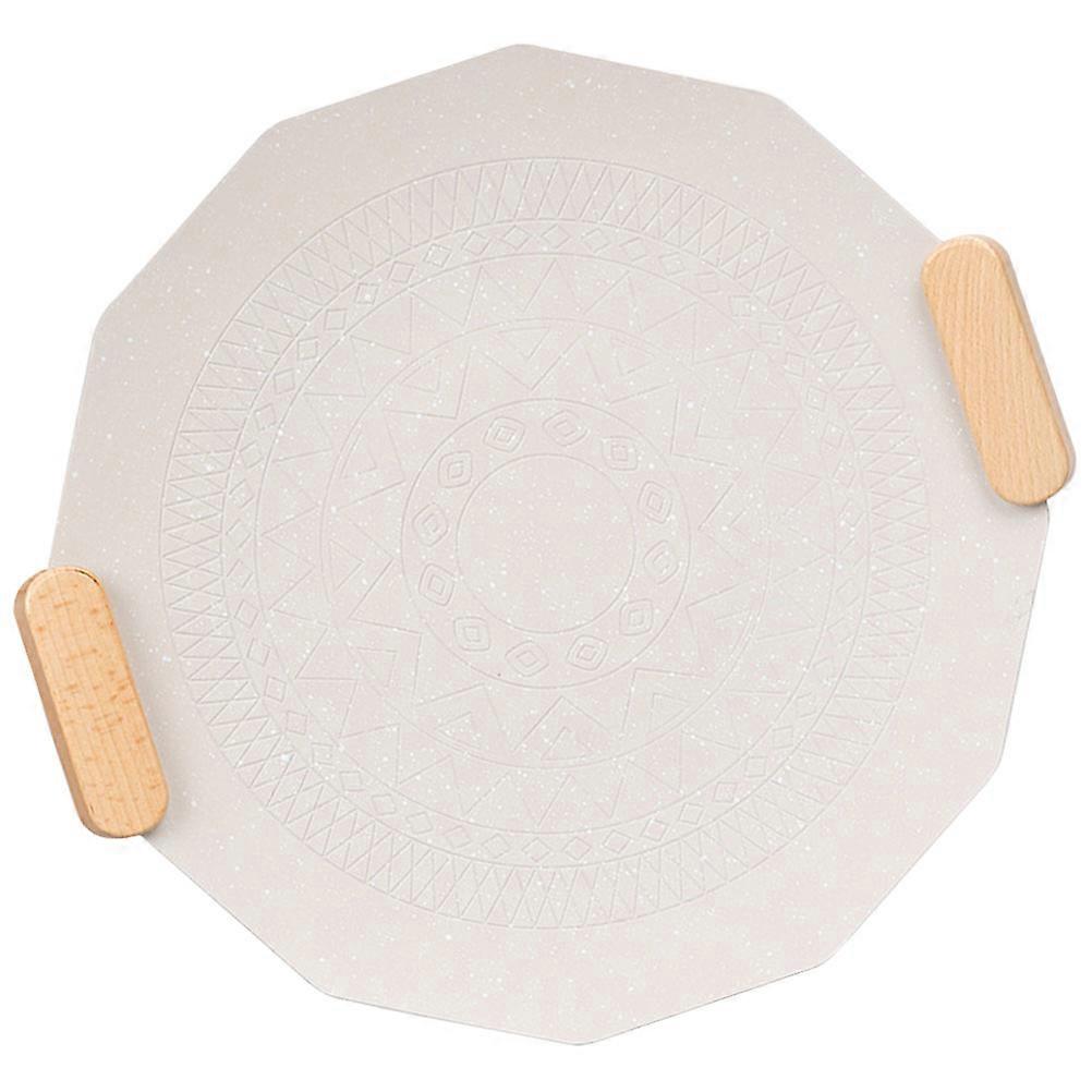BBQ Baking Pan Diamond Shape Non-Stick For Parties Grilling Meat Vegetables Keep Food Hot 34X34X0.19CM 1Pcs
