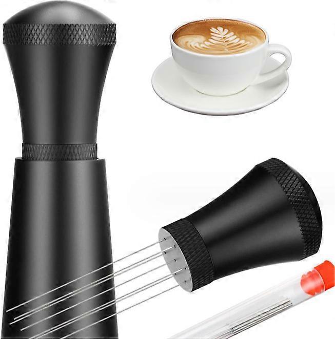 Coffee powder lumping, stirring and breaking, needle type mini portable instant coffee kit