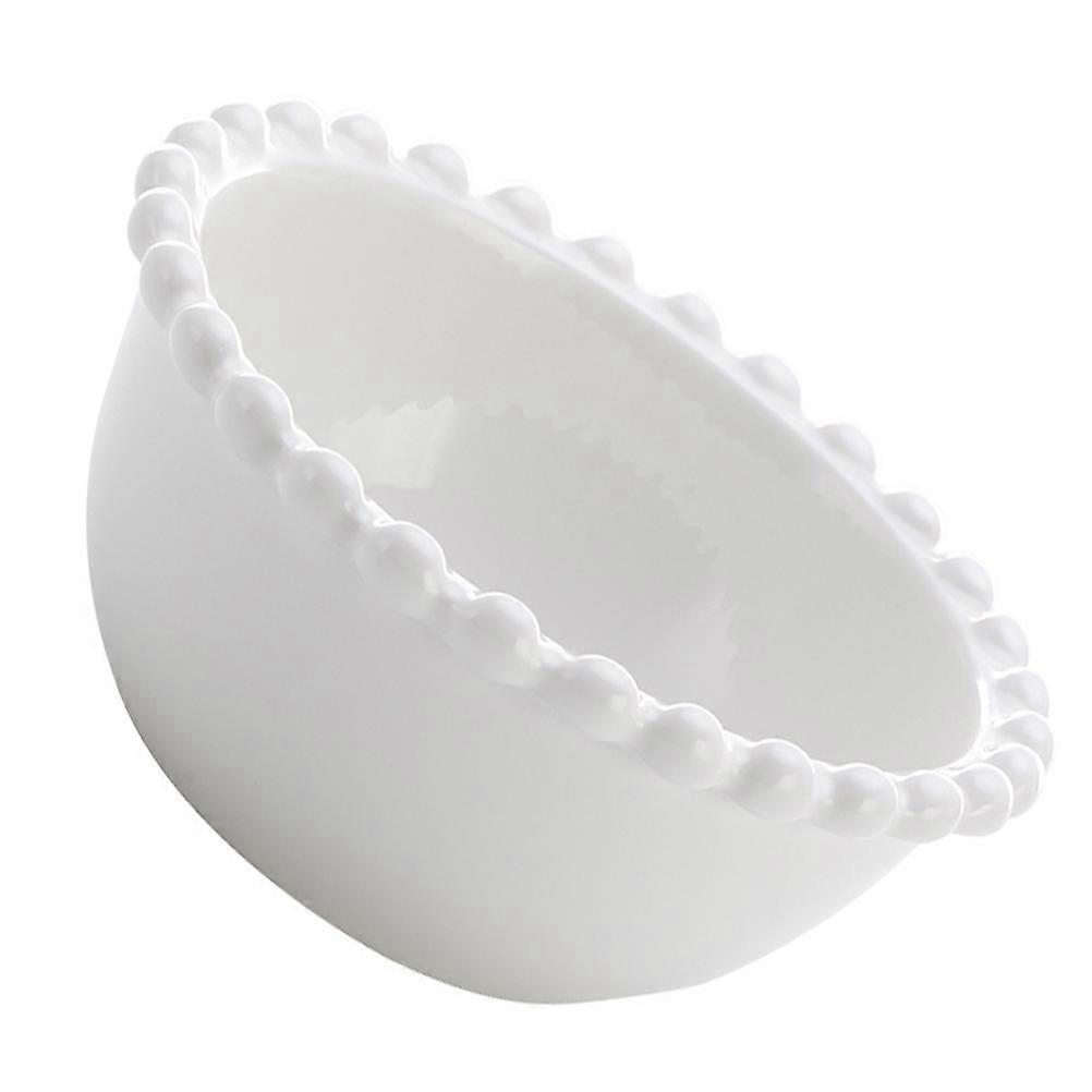 Ceramic Dessert Serving Bowl with – Ideal for Appetizers, Salads, Fruits, and Ice Cream – Textured Tableware for Parties and Family Gatherings