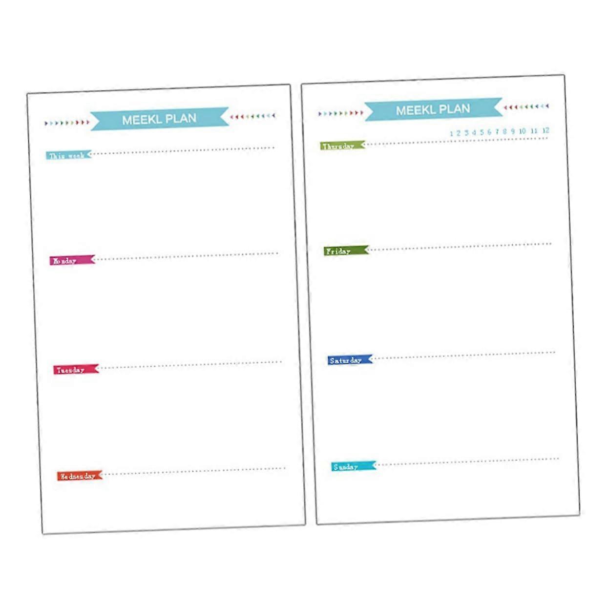 A5 6-Hole Refill Paper Lined For Notebooks Planners And Journals Ruled A5 Ring-Binder Compatible