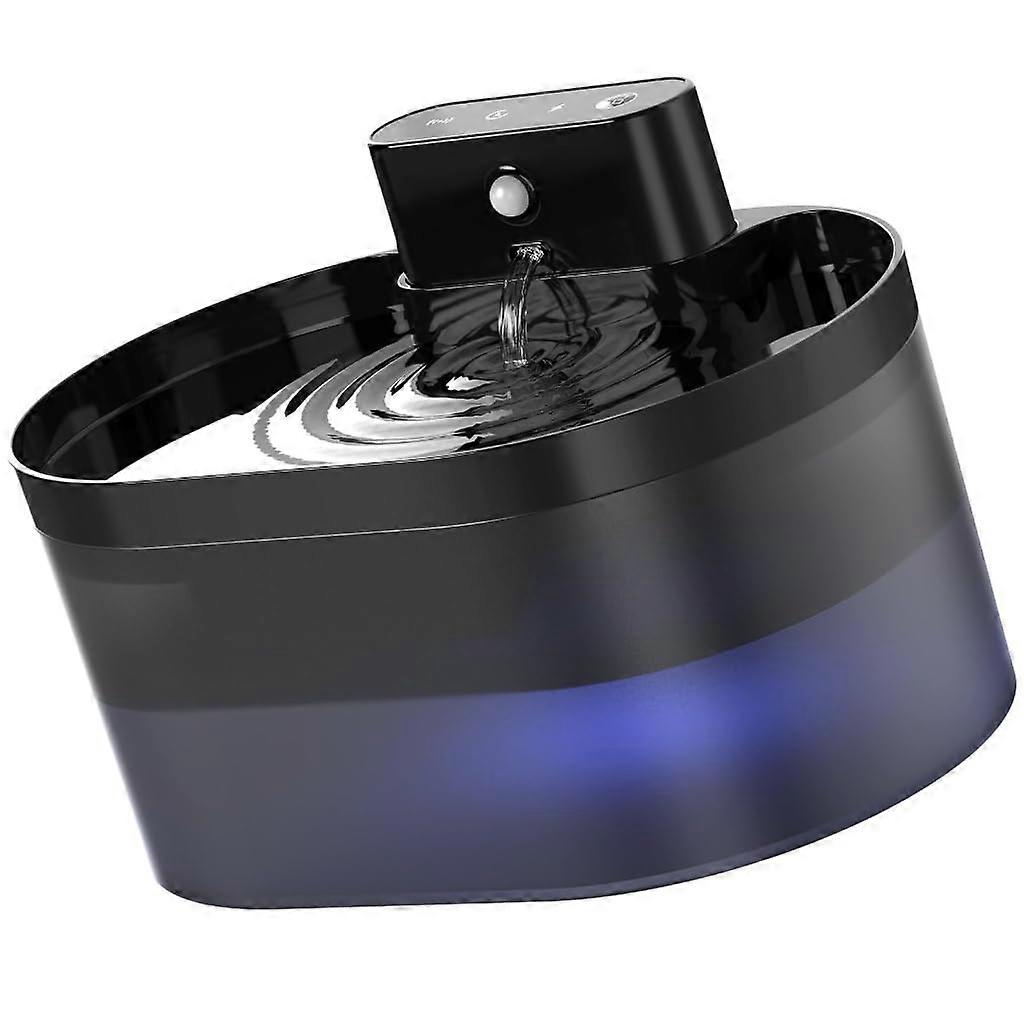 Automatic Water Dispenser for Cats 2.2 L Capacity Battery-Powered Motion Sensor Cat Waterer