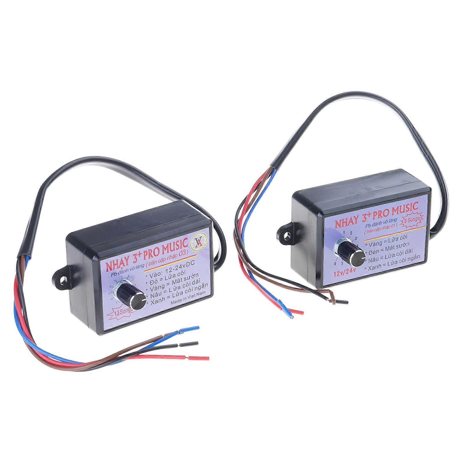 Multiple Speakers Music Controller Kit 8s 12s, Customizable Rhythms for Car Vehicle Sound Enhancement Easy Installation Multicolor