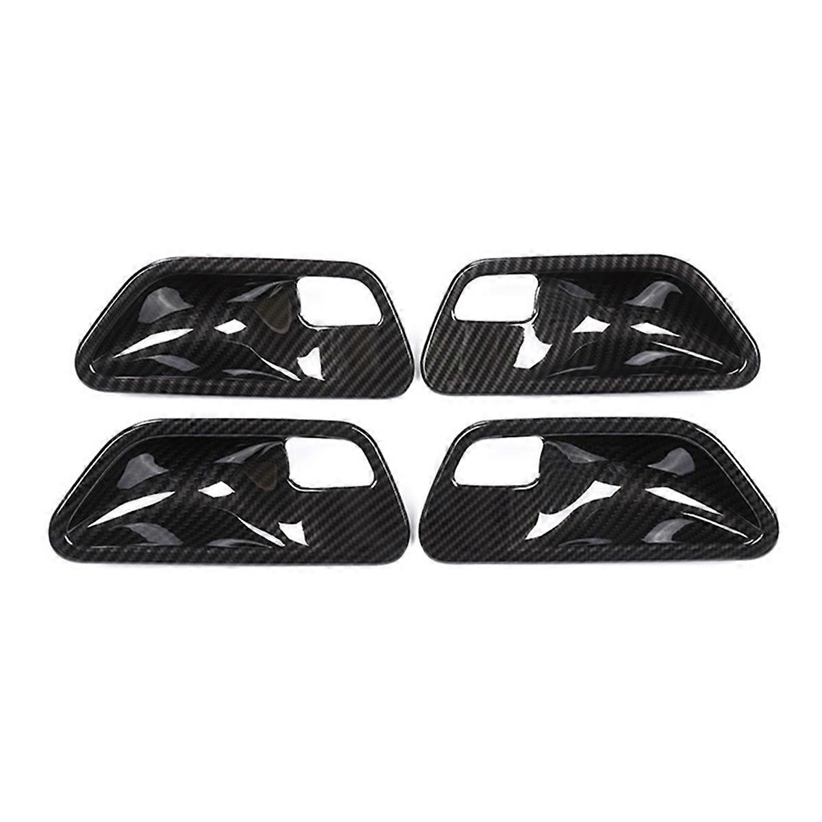 For 3 4 Series F30 F32 F35 316i 318i 320li 2013-2019 ABS Carbon Fiber Interior Door Handle Bowl Cov