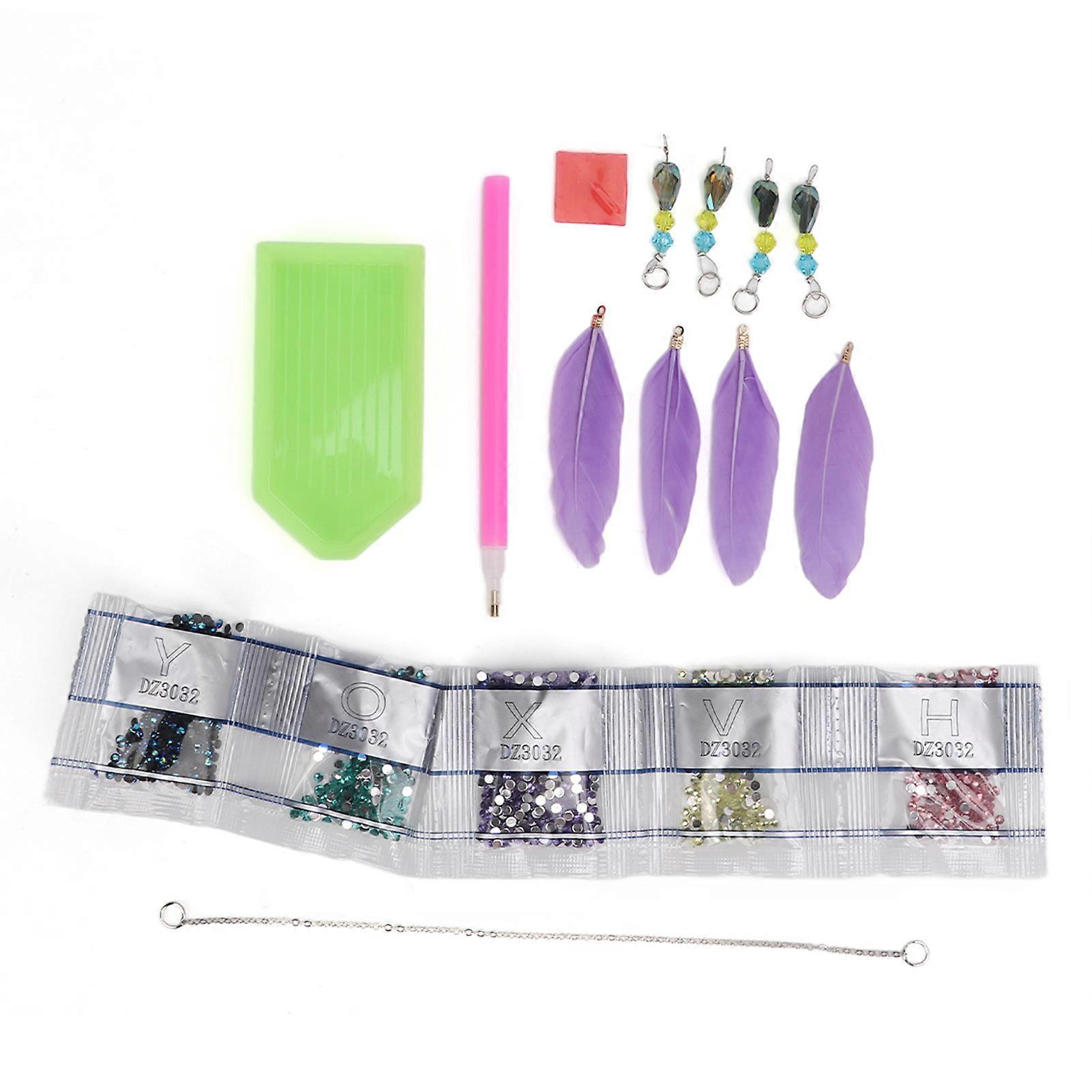 Dream Catchers Consummate Crafts DIY Production Manual Stick Drill Colorful Rhinestone Painting