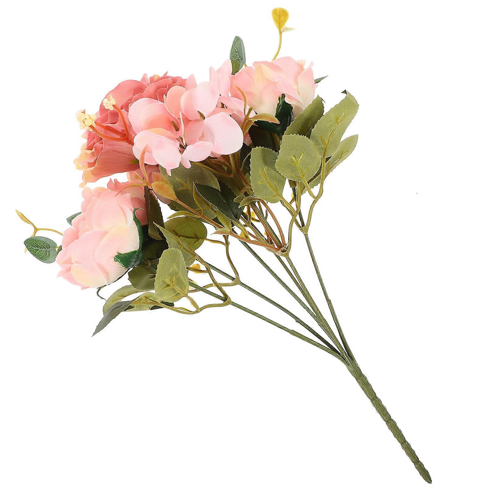 Realistic Artificial Silk Flowers for Decoration in Pink Vibrant Color Adds Natural Atmosphere to Any Space