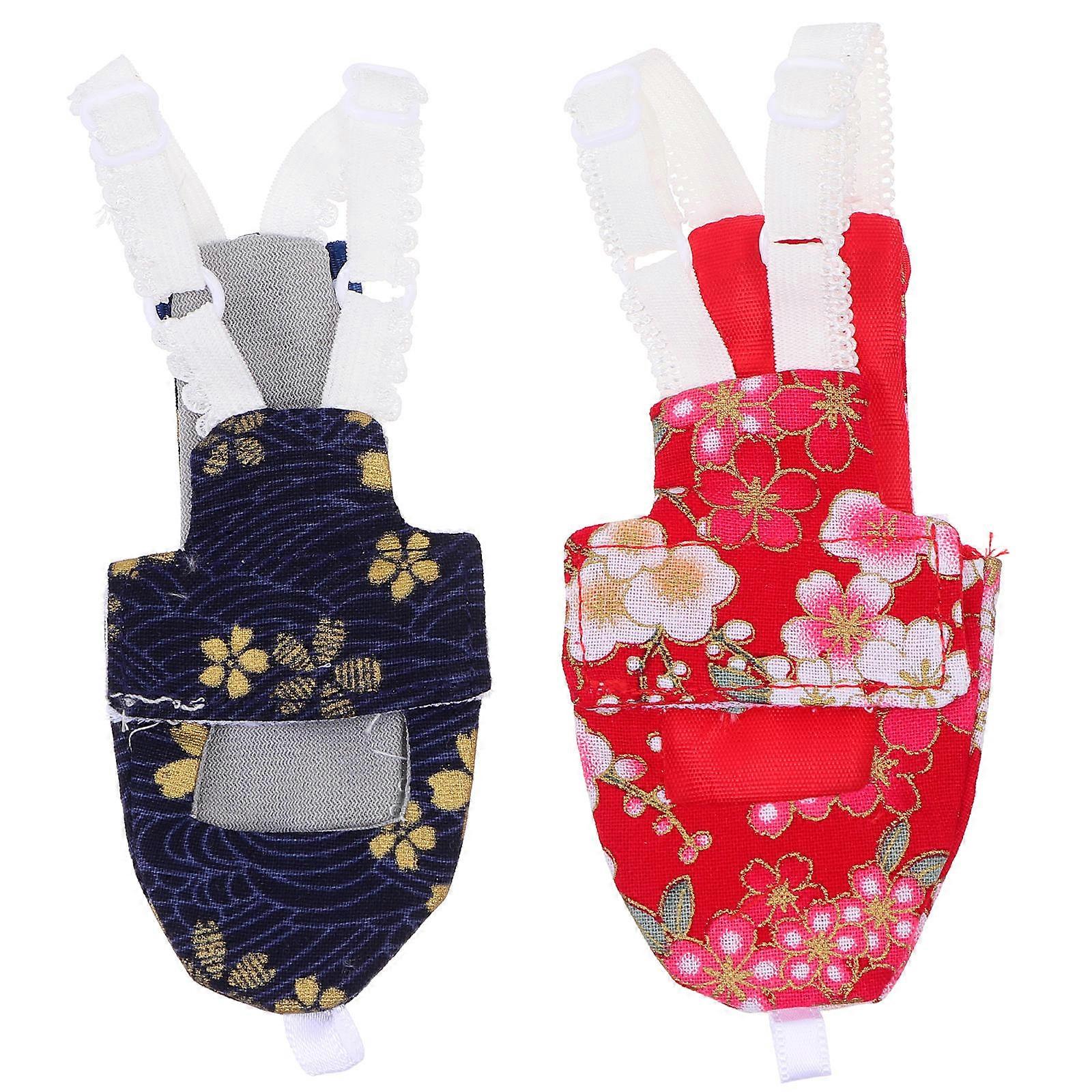 Diaper For Bird Parrot Birds Diaper Printing Birds Urine Pad Practical Pet Supply Black Reusable 2Pcs