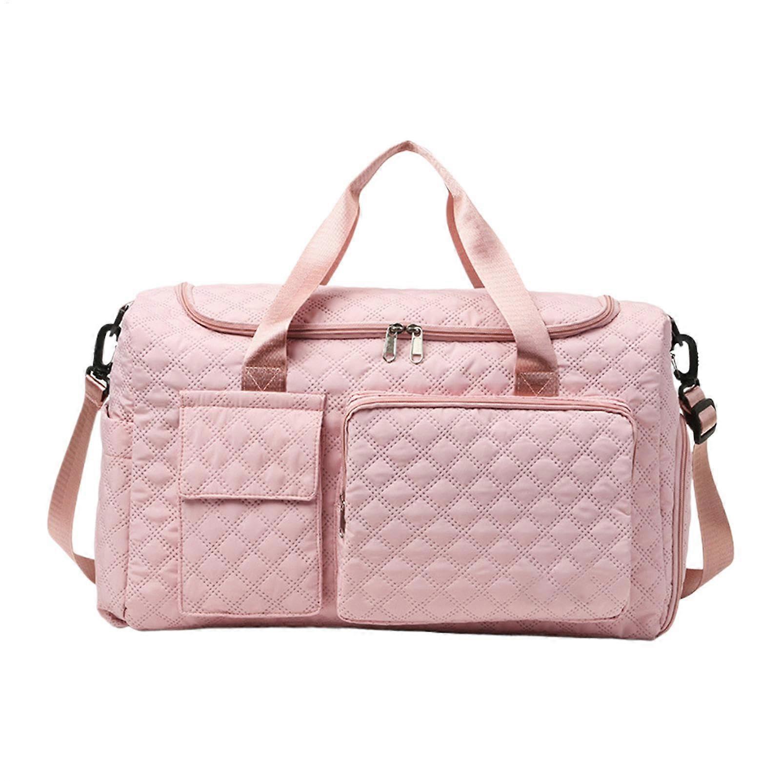 Gym Bag for Women Stylish Overnight Bag with Widened Shoulder Strap Large Capacity 44 x 20 x 42 cm