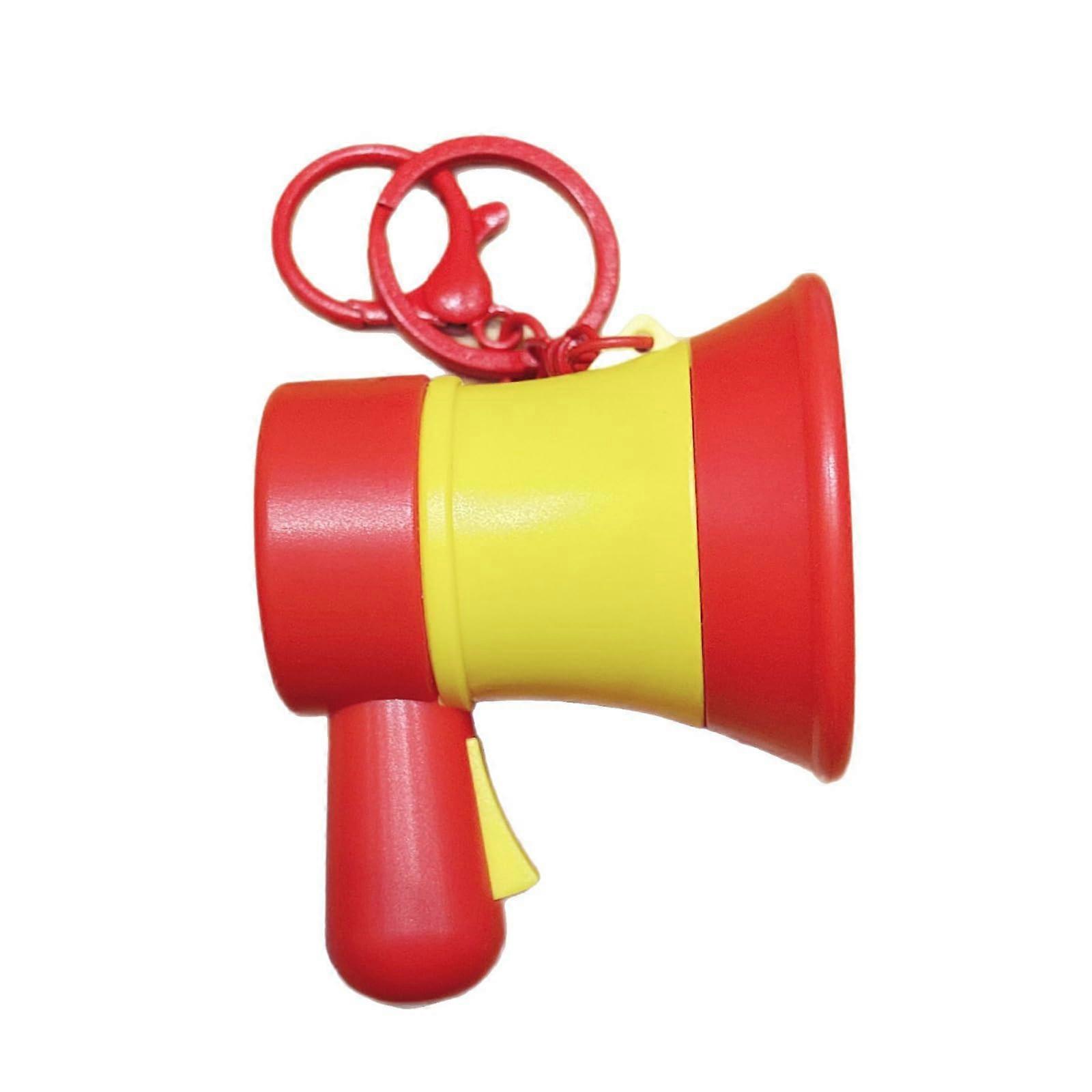 Compact Key Ring Recording Megaphone Versatile Mini Horn Speaker Pendant for Bag