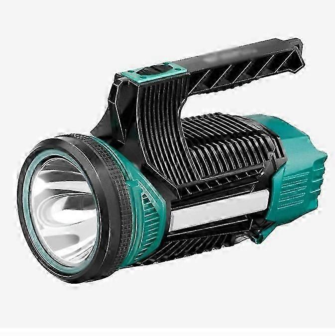 Flashlight Strong Light Rechargeable Outdoor Super Bright Multi-function Durable Long Battery Life Searchlight(Black)