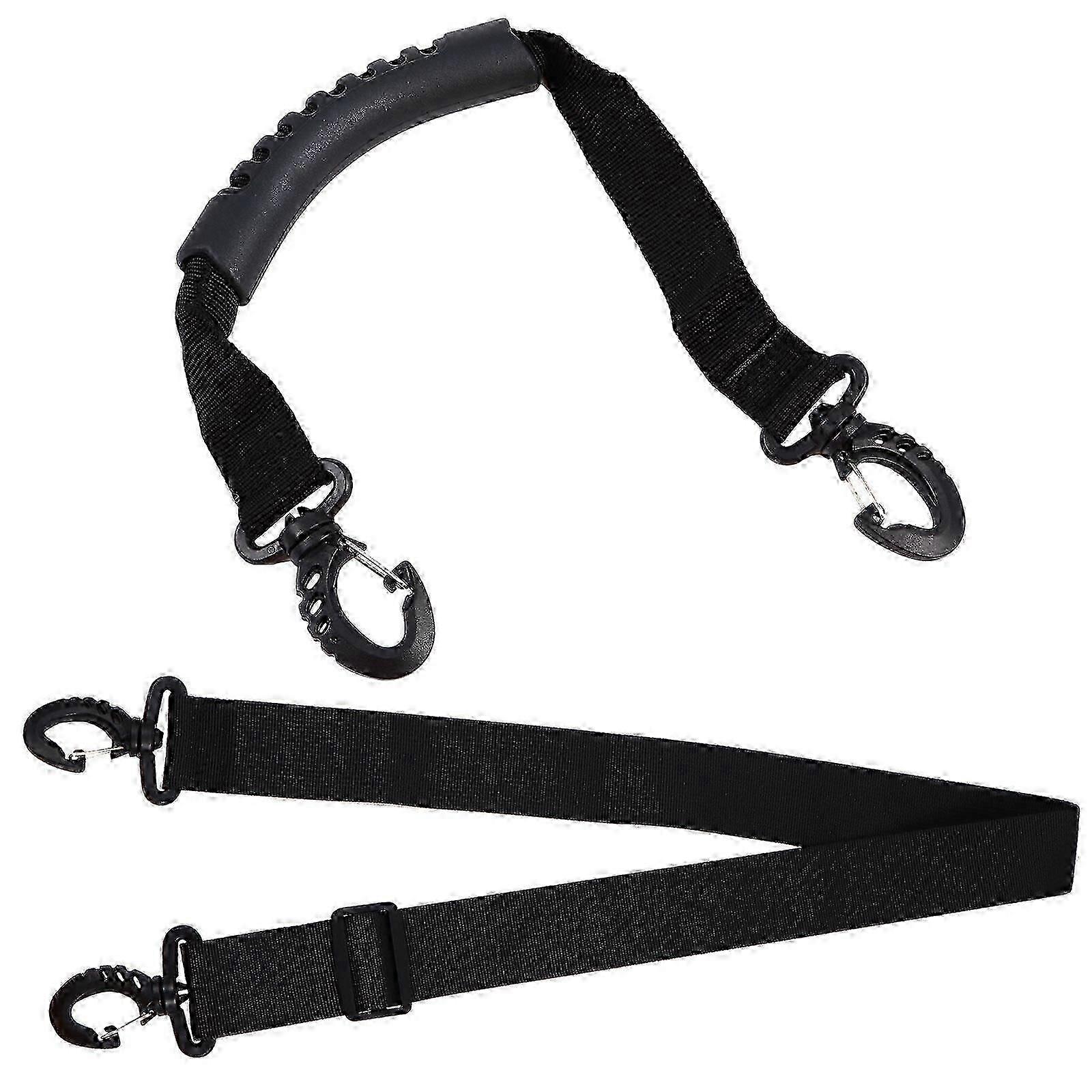 2 Pcs Adjustable Skates Snowboard Boot Carrier Strap Ski Pole Carrying Strap Snow Boot Hand Strap