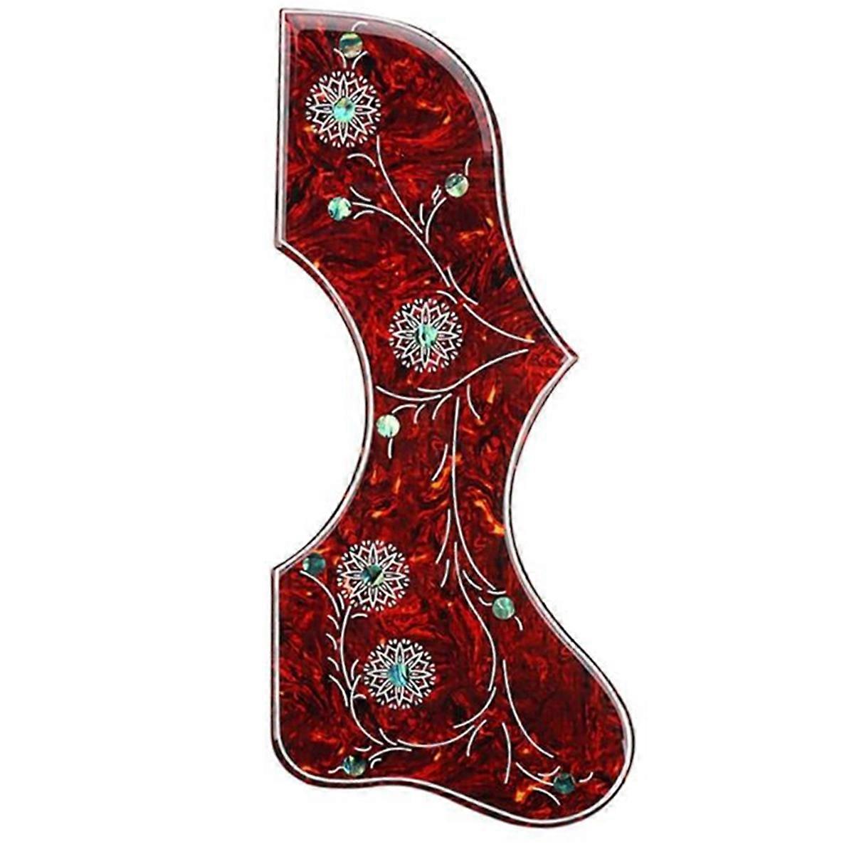 Guitar pick guard sticker
