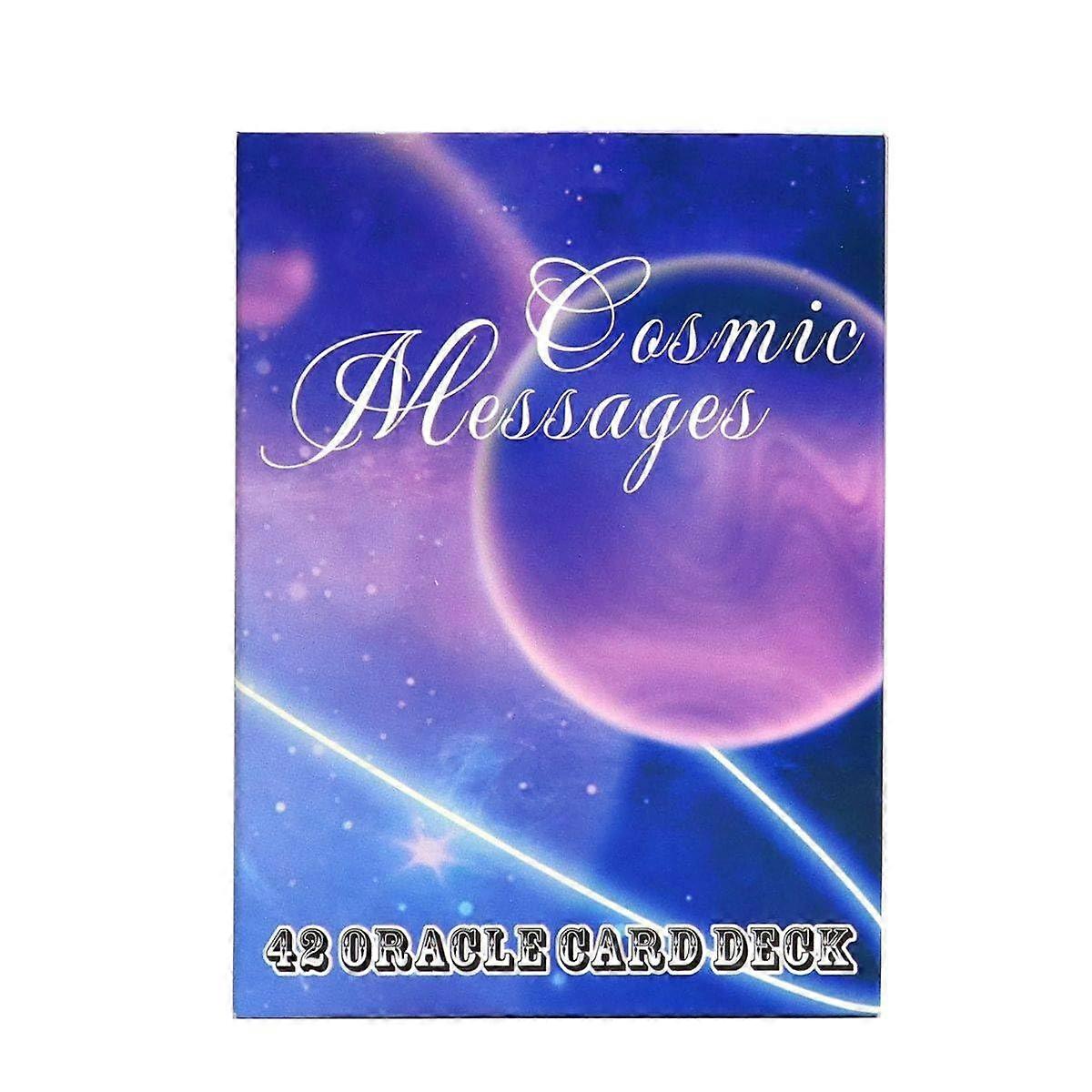 Cosmic Messages Oracle Card Deck Original Tarot Deck For Divination, Party Game, Desktop Toy, Leisure